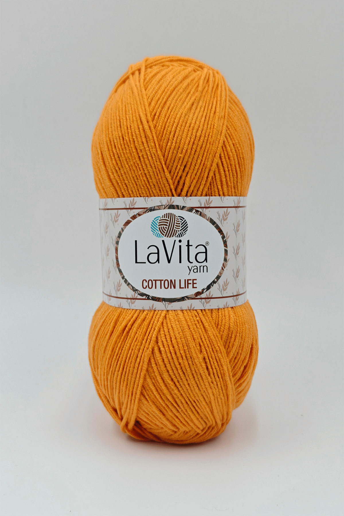 Cotton Life El Örgü İpi %50 Pamuk %50 Akrilik 100gr (2033 PORTAKAL)