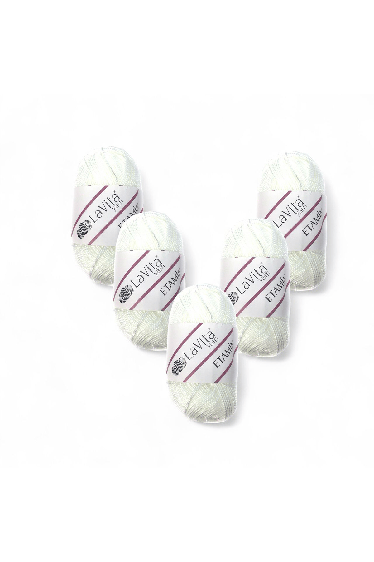Etamin El Örgü İpi %100 Akrilik 150gr 5 ADET (9501 OPTİK)