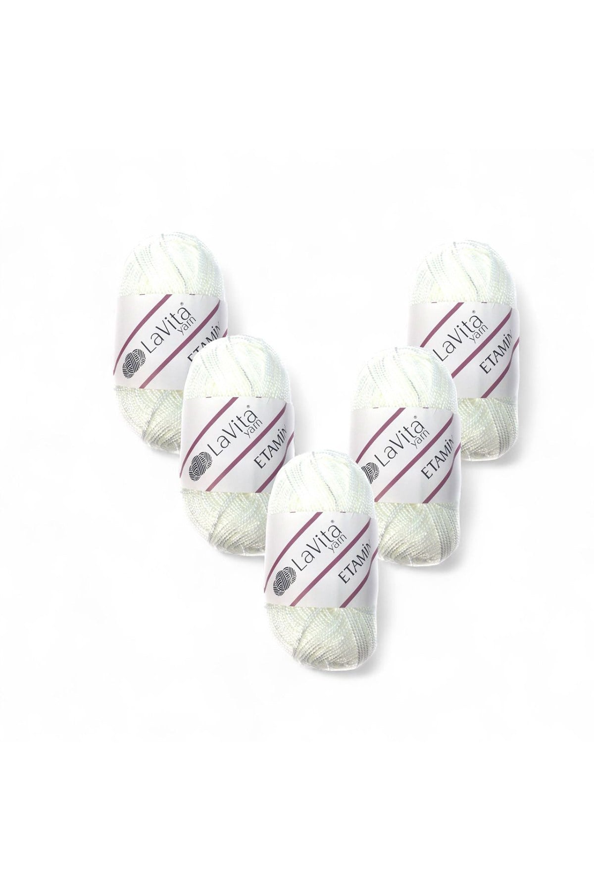 Etamin El Örgü İpi %100 Akrilik 150gr 5 ADET (9501 OPTİK)