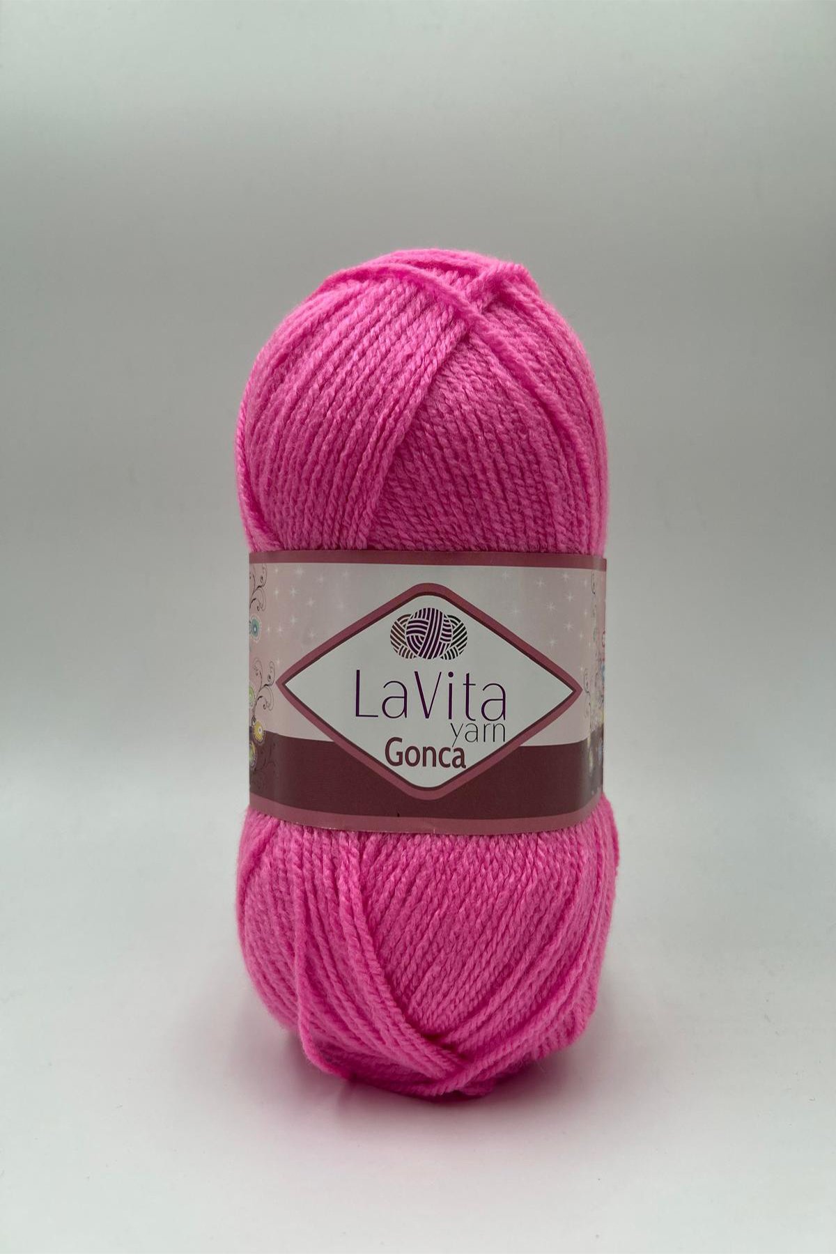 Gonca El Örgü İpi %100 Akrilik 100gr (4020 ORTANCA PEMBE)