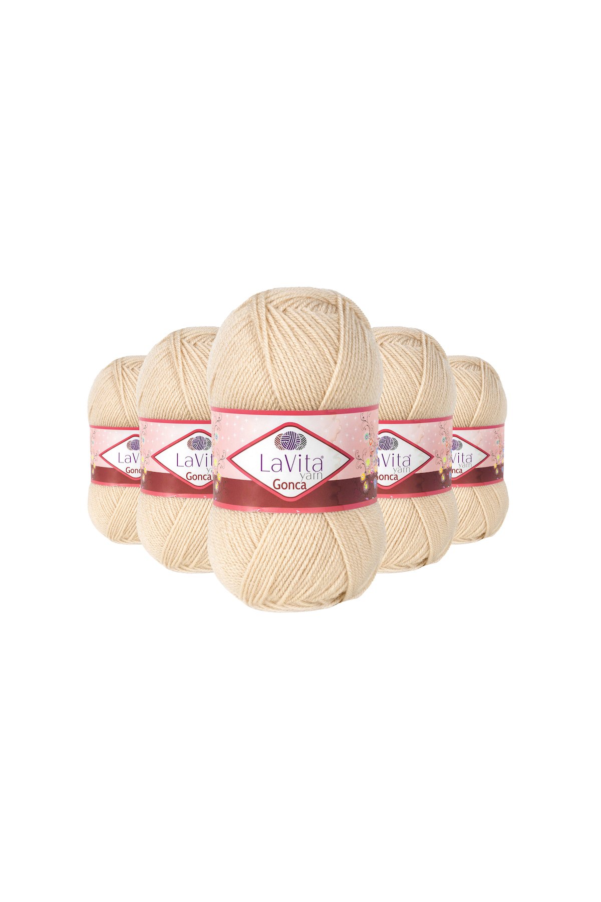 Gonca El Örgü İpi %100 Akrilik 500gr 5 ADET (1035 TEN)