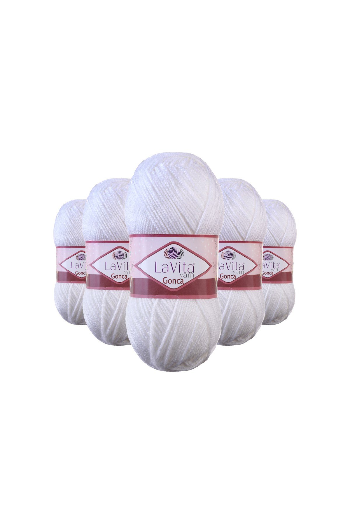 Gonca El Örgü İpi %100 Akrilik 500gr 5 ADET (1002 OPTİK)
