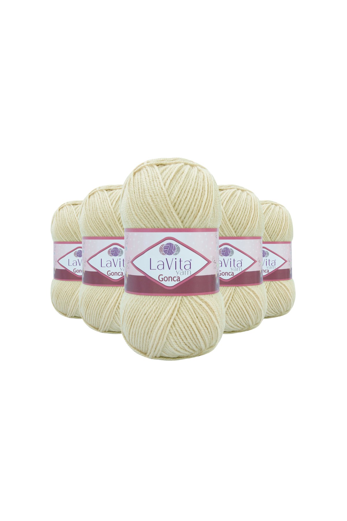 Gonca El Örgü İpi %100 Akrilik 500gr 5 ADET (1021 KEMİK)