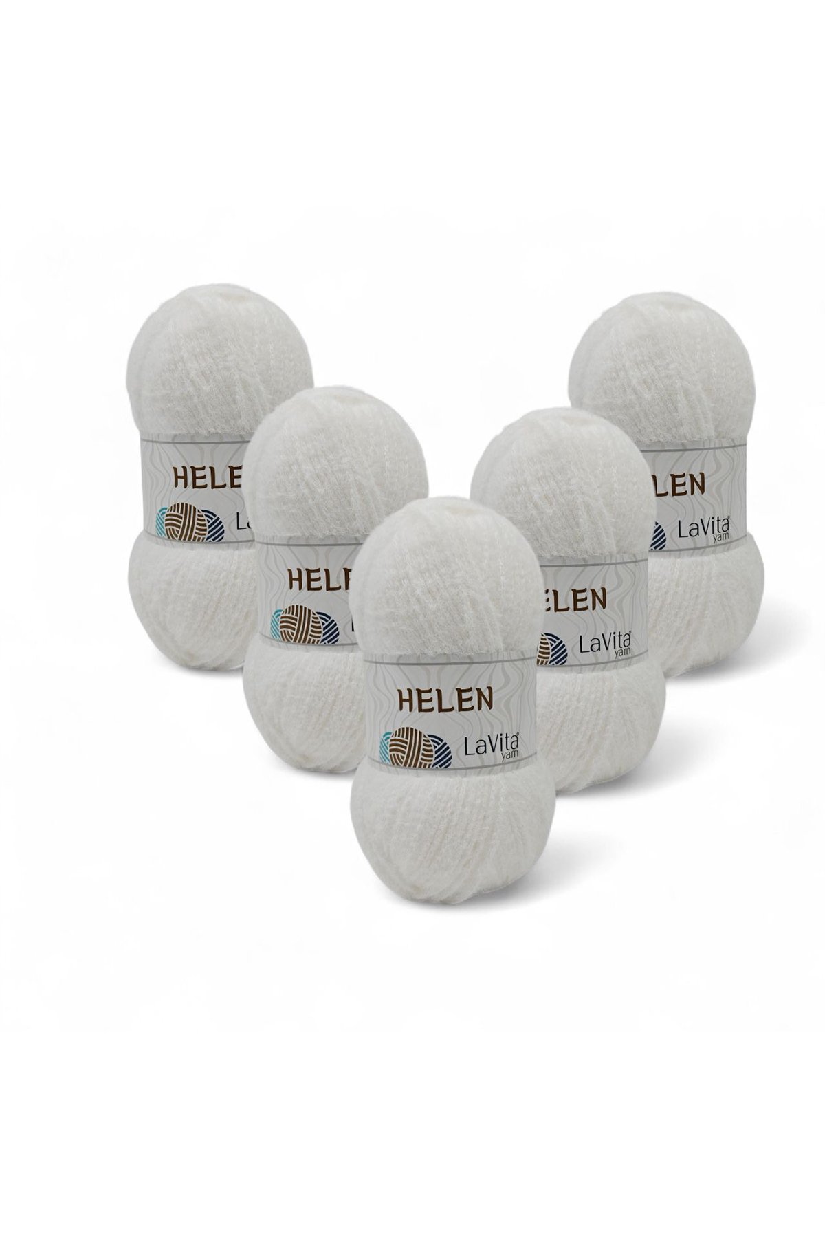 Helen El Örgü İpi %100 Exclusive Polyamid 500gr 5 ADET (9502 KEMİK)