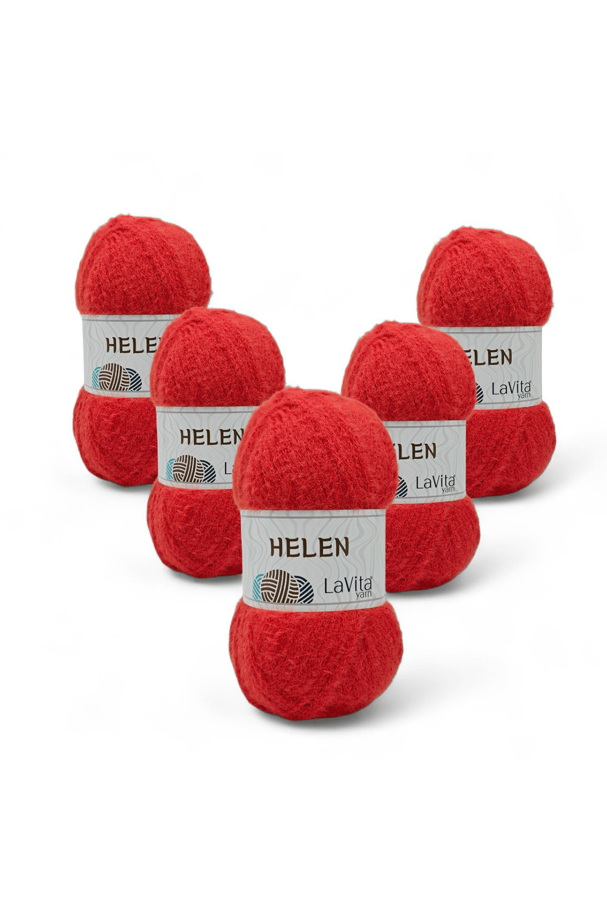 Helen El Örgü İpi %100 Exclusive Polyamid 500gr 5 ADET (2607 TURUNCU)