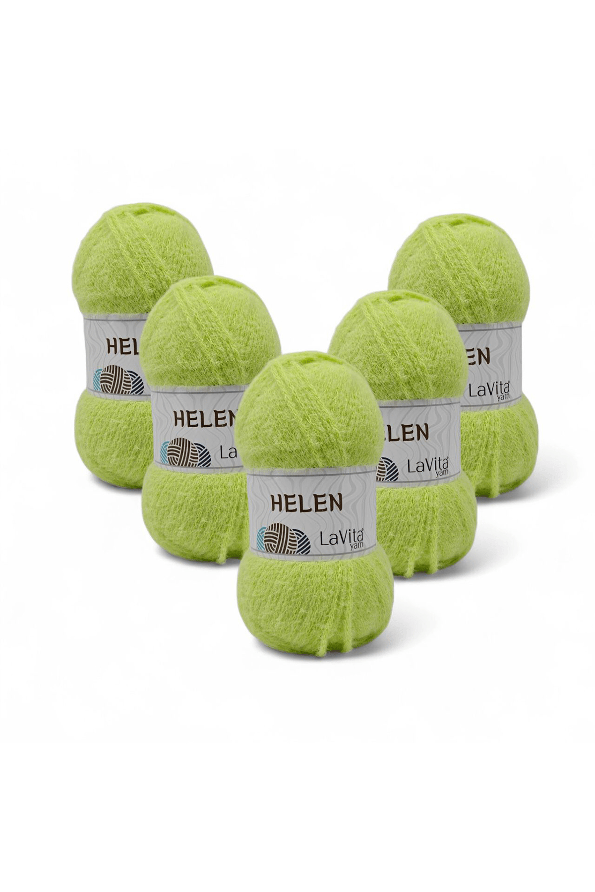 Helen El Örgü İpi %100 Exclusive Polyamid 500gr 5 ADET (9646 F.YEŞİL)