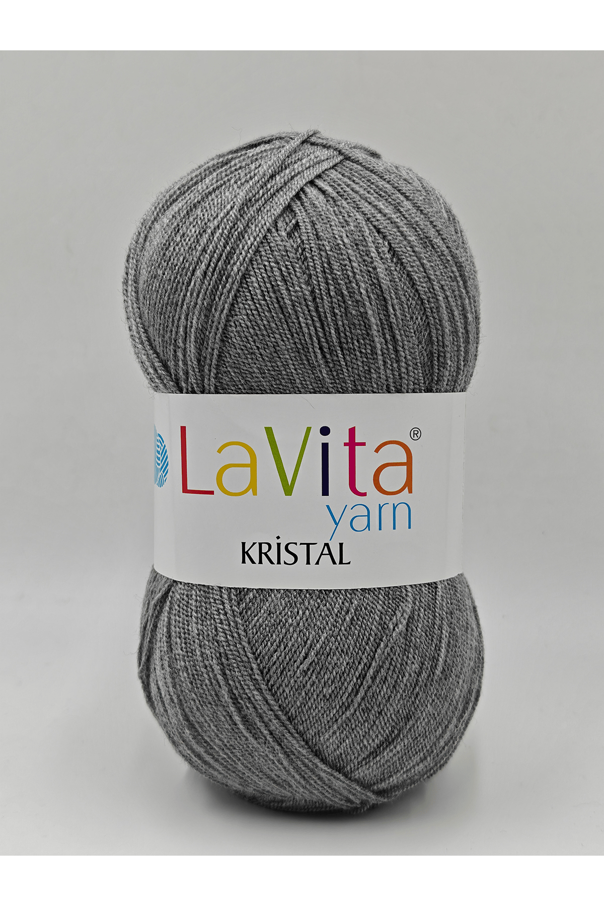 Kristal El Örgü İpi %100 Akrilik 100gr (6001 GRİ)