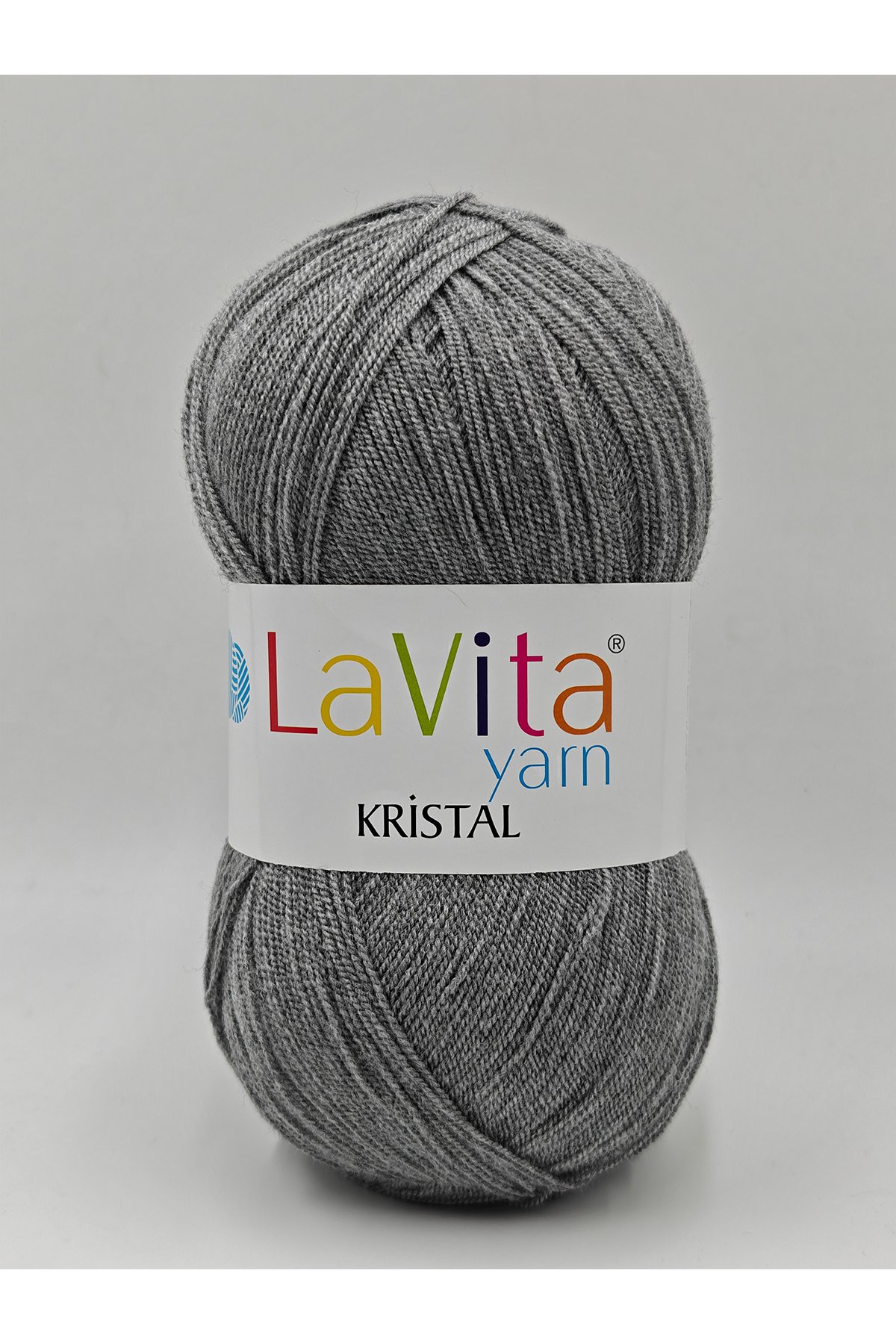 Kristal El Örgü İpi %100 Akrilik 100gr (6001 GRİ)