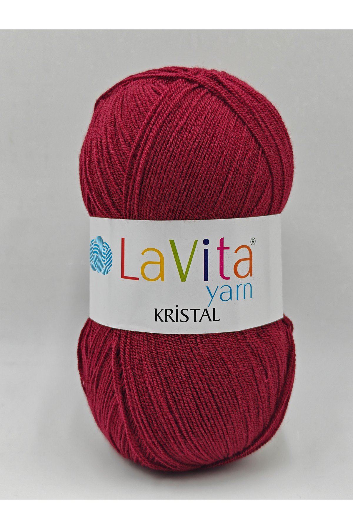 Kristal El Örgü İpi %100 Akrilik 100gr (9571 BORDO)