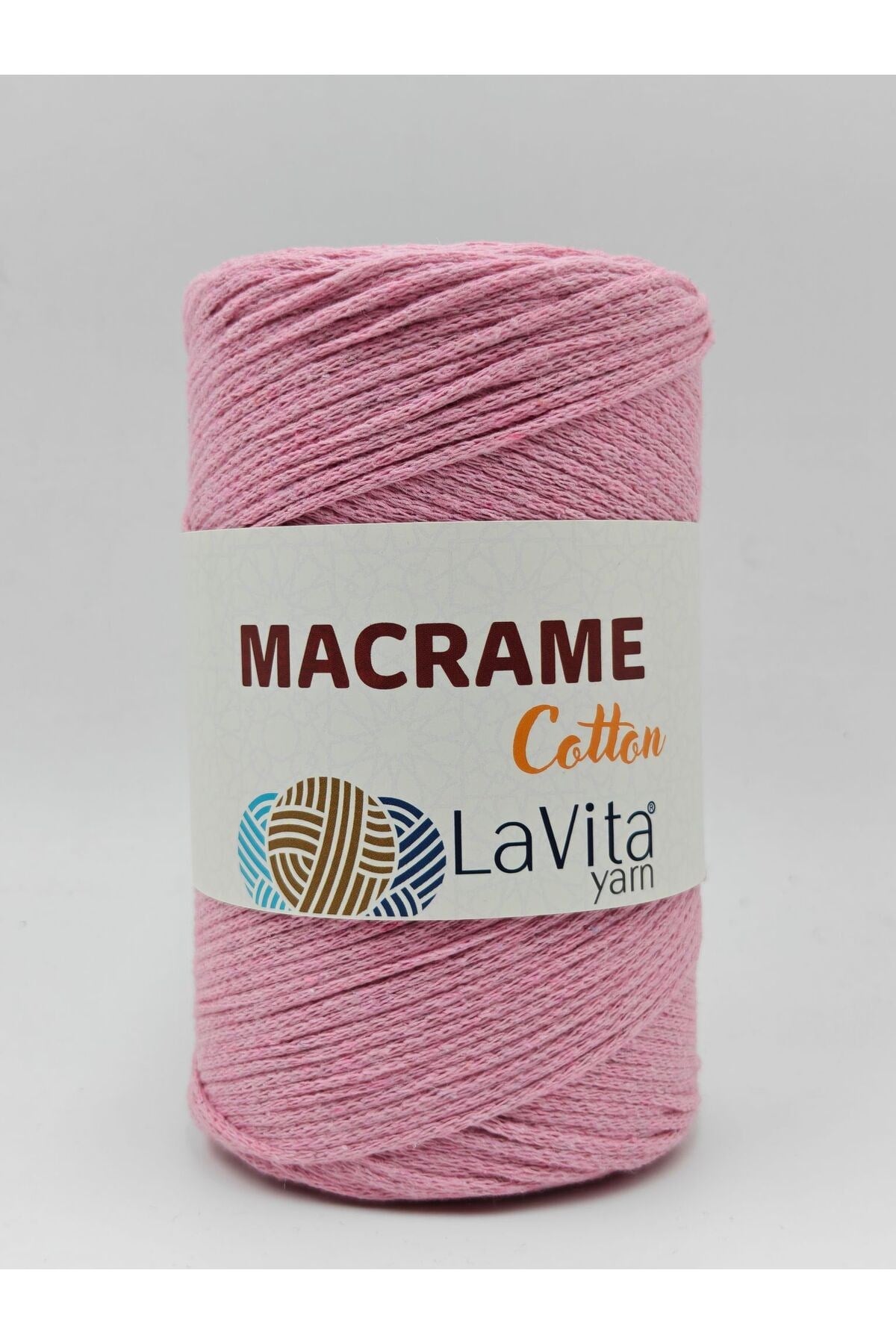 LaVita Macrame Cotton El Örgü İpi %100 Polyester 250gr (38 PEMBE)