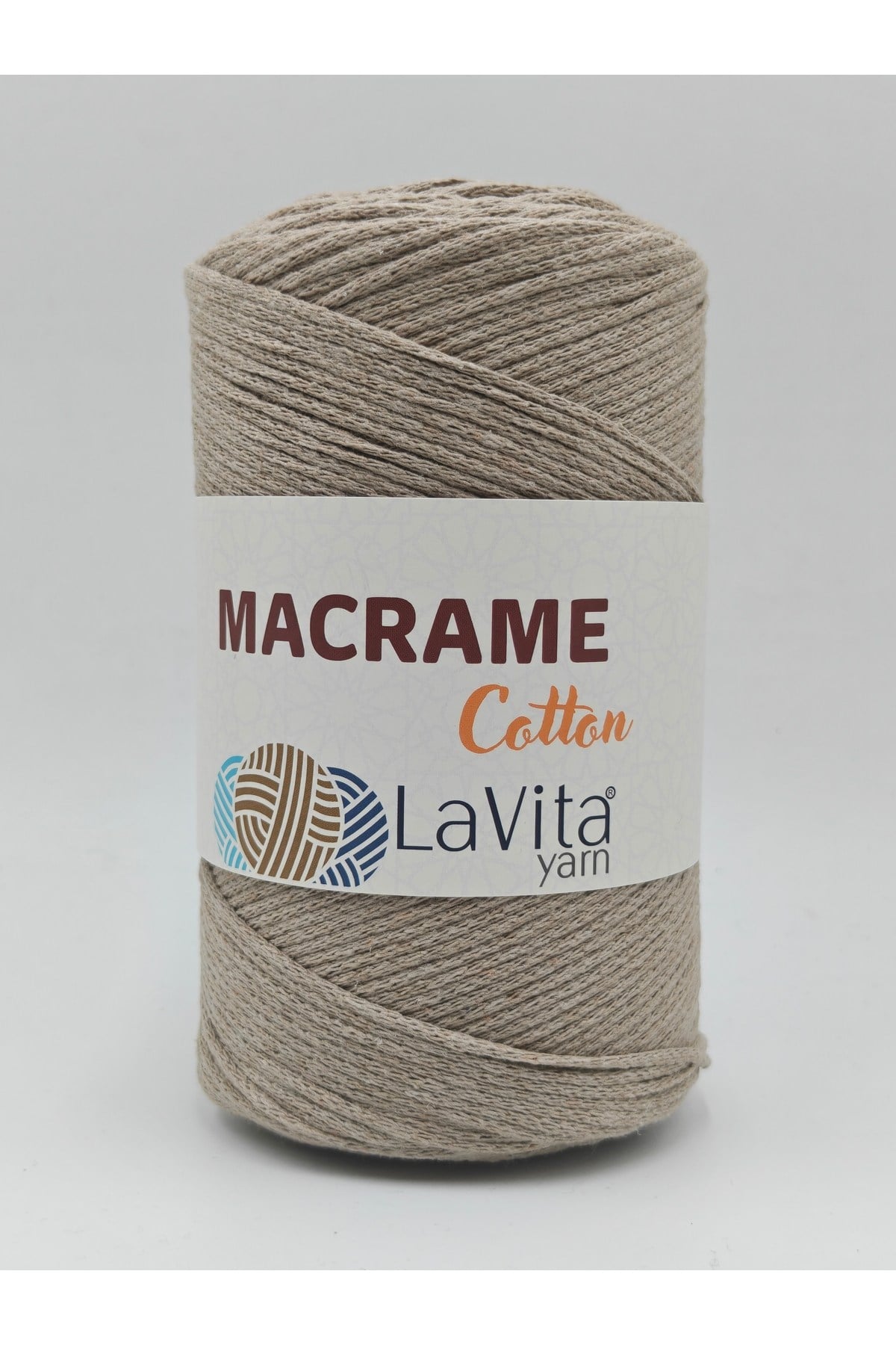 LaVita Macrame Cotton El Örgü İpi %100 Polyester 250gr (26 AÇIK BEJ)