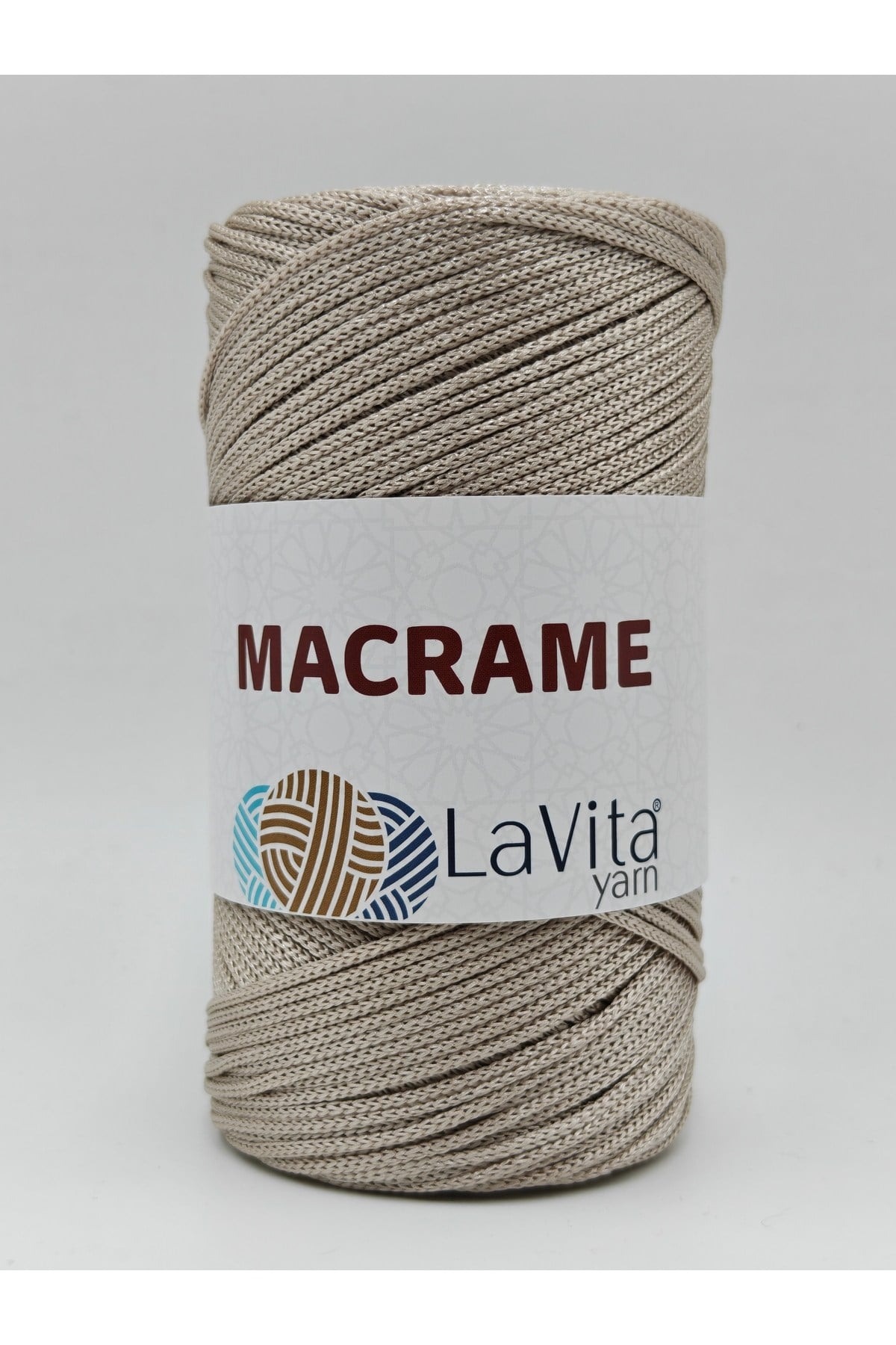 LaVita Macrame El Örgü İpi %100 Polyester 200gr (227 VİZON)