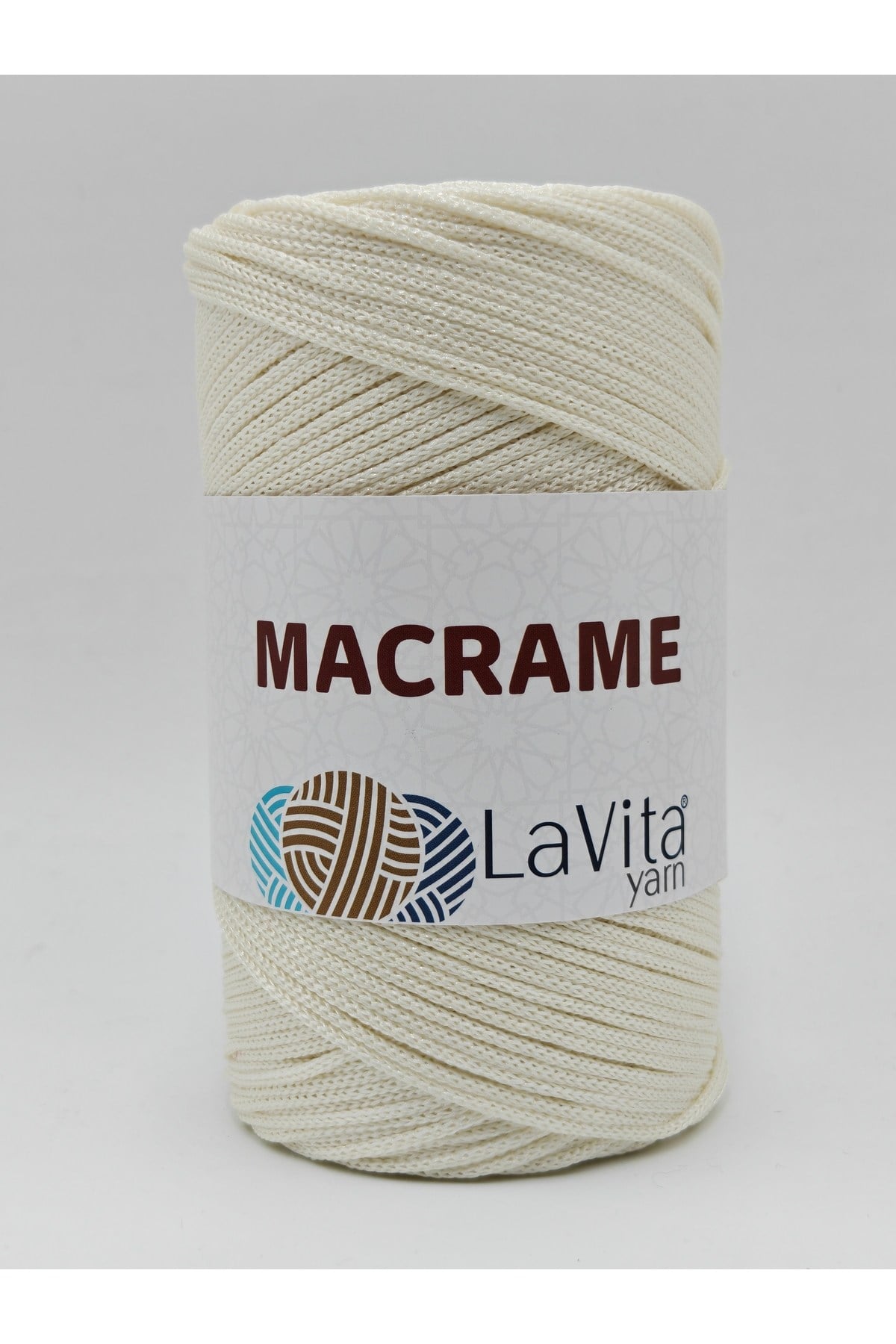 LaVita Macrame El Örgü İpi %100 Polyester 200gr (275 KREM)