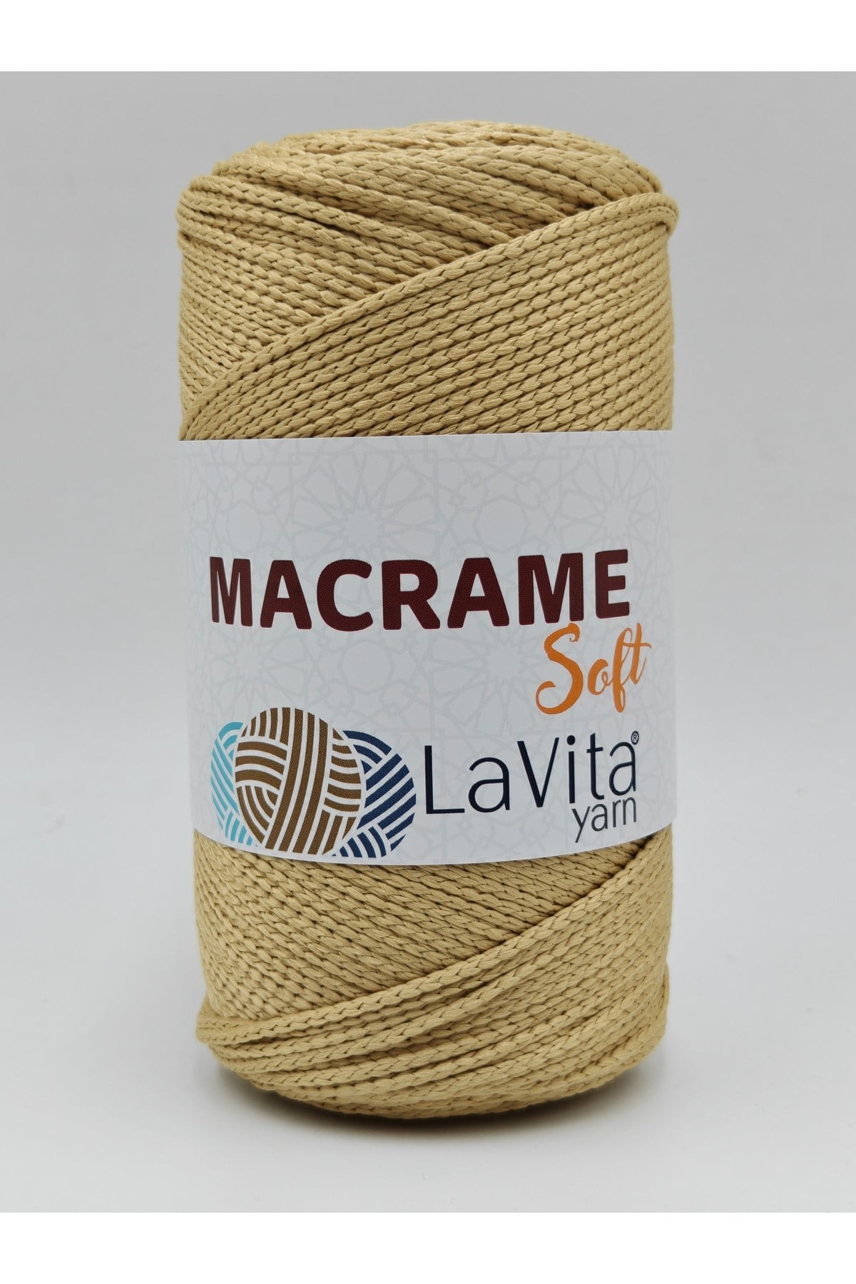 LaVita Macrame Soft El Örgü İpi %100 Polyester 200gr (2035 ALTIN)