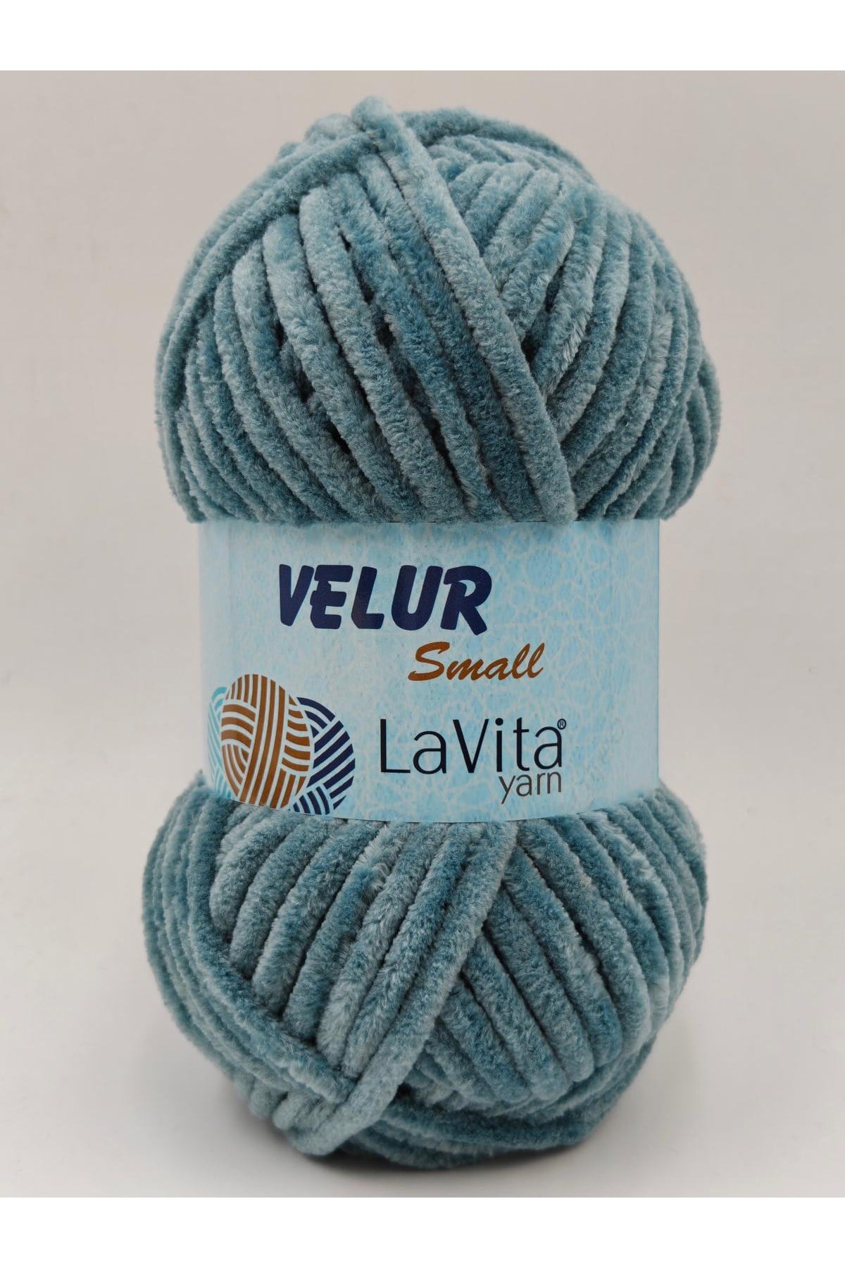 LaVita Velur Small Kadife El Örgü İpi %100 Polyester 50gr (6032 ARONA)