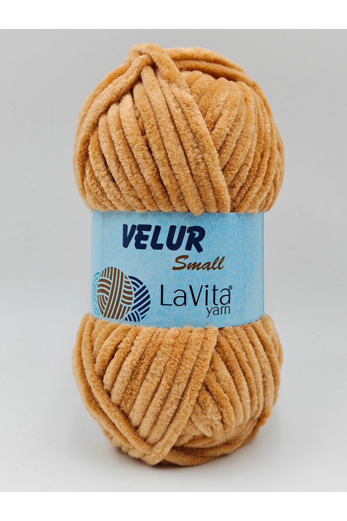 LaVita Velur Small Kadife El Örgü İpi %100 Polyester 50gr (1038 BAL KÖPÜĞÜ)