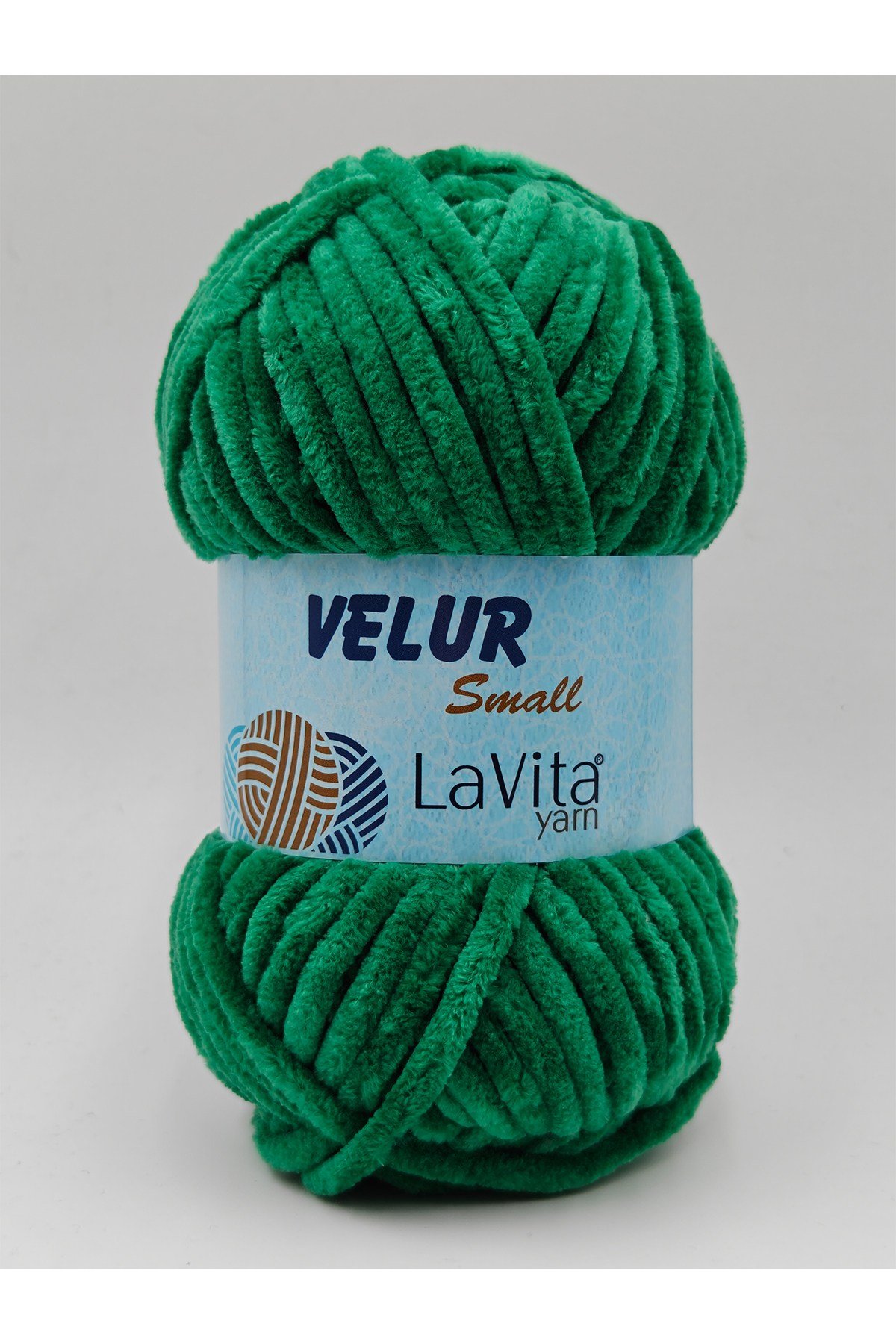 LaVita Velur Small Kadife El Örgü İpi %100 Polyester 50gr ( 8122 BENETON YEŞİLİ)
