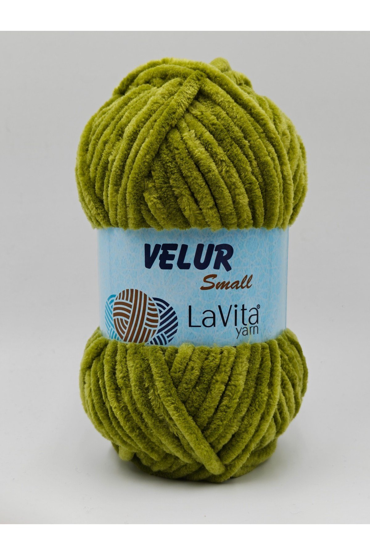 LaVita Velur Small Kadife El Örgü İpi %100 Polyester 50gr ( 8122 BENETON YEŞİLİ)