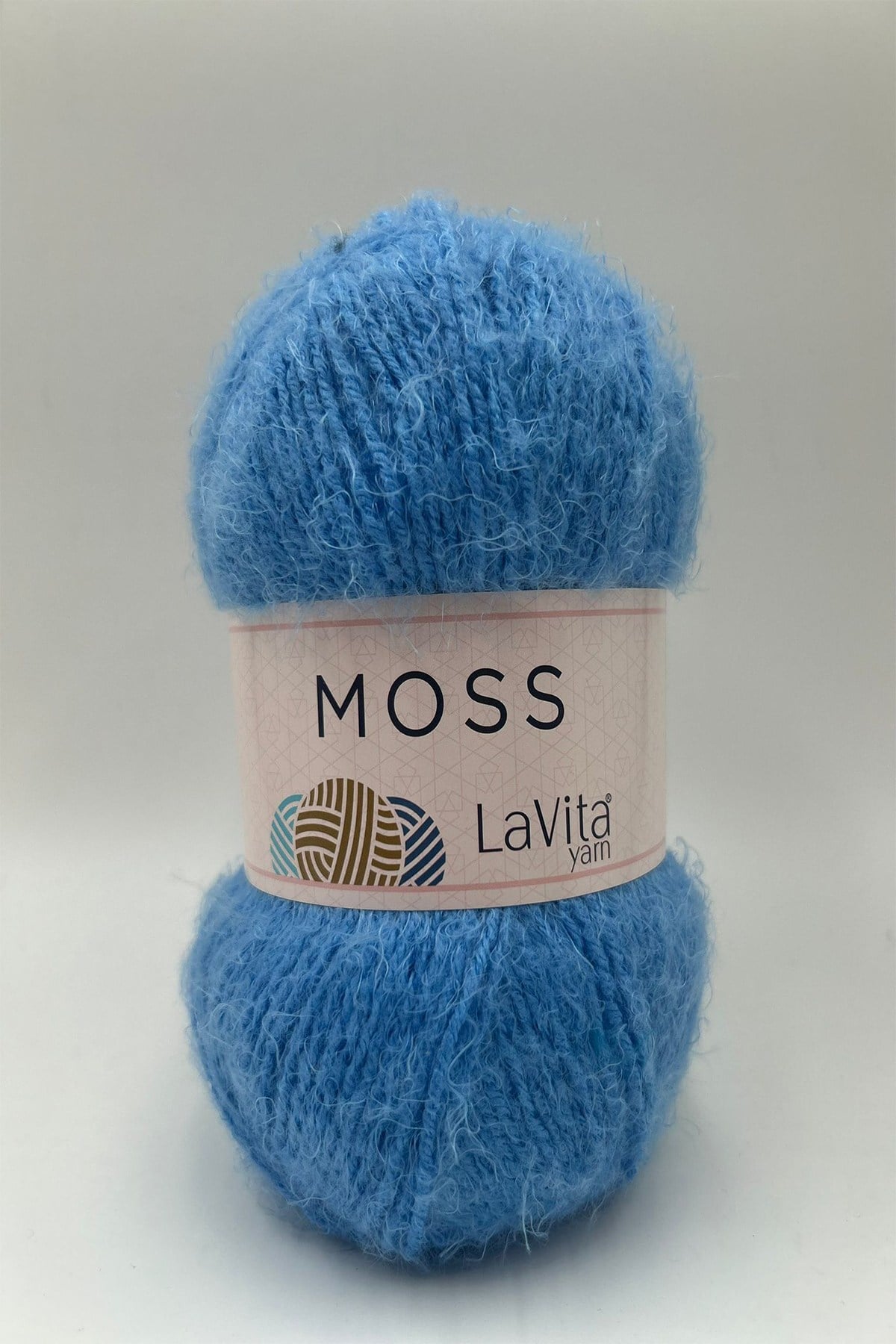 Moss Tüylü El Örgü İpi %45 Polyamid %55 Premium Akrilik 100gr (9813 MAVİ)