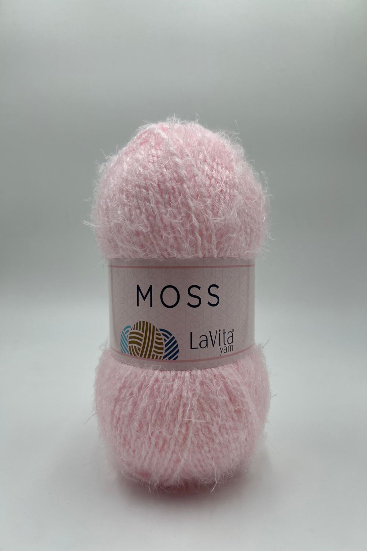 Moss Tüylü El Örgü İpi %45 Polyamid %55 Premium Akrilik 100gr (4133 BEBE PEMBE)