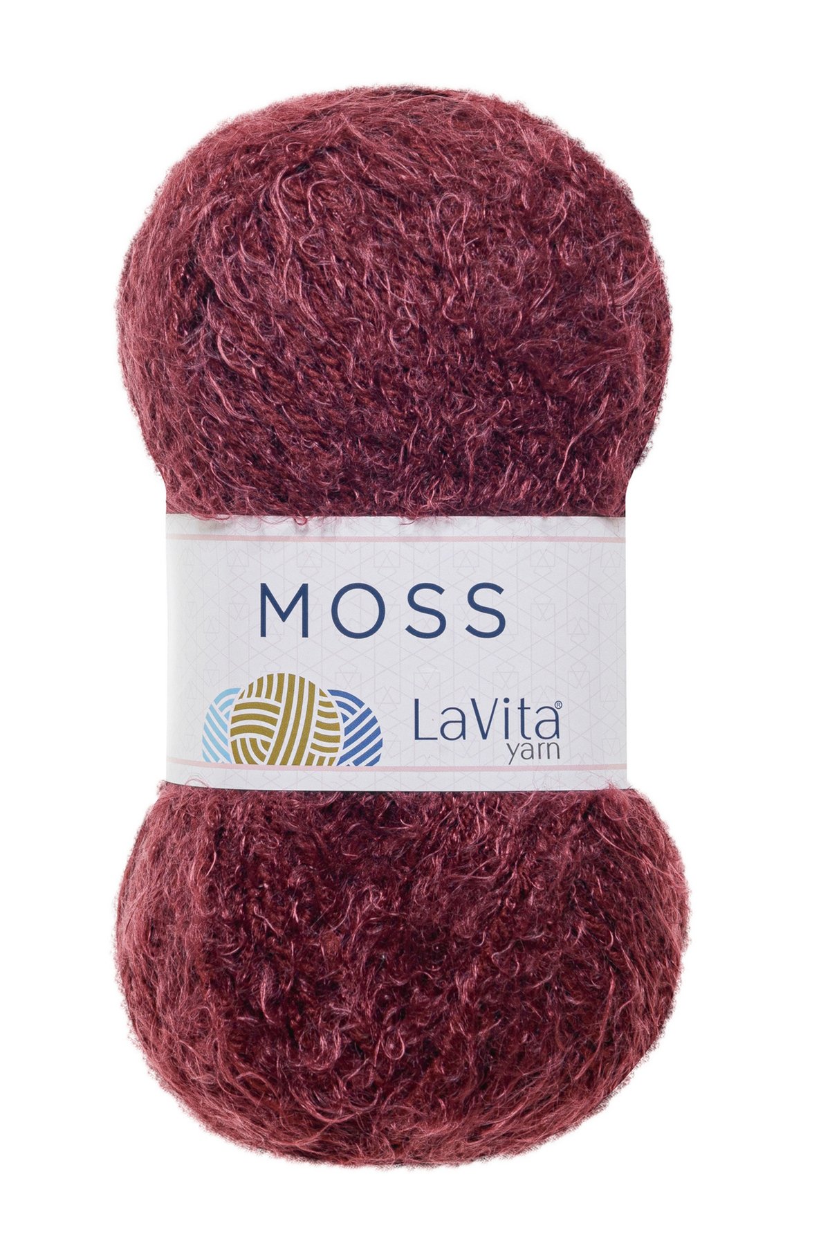 Moss Tüylü El Örgü İpi %45 Polyamid %55 Premium Akrilik 100gr (3214 BORDO)