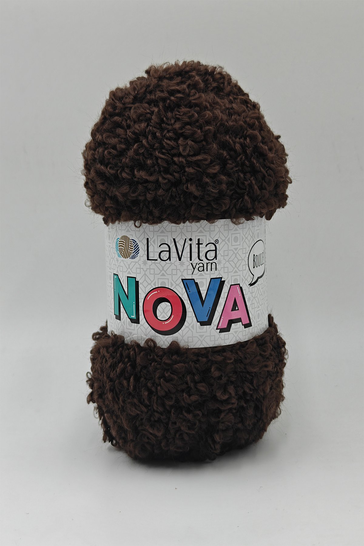 Nova El Örgü İpi %20 Polyester %80 Akrilik 100gr (LN7128 KAHVE)
