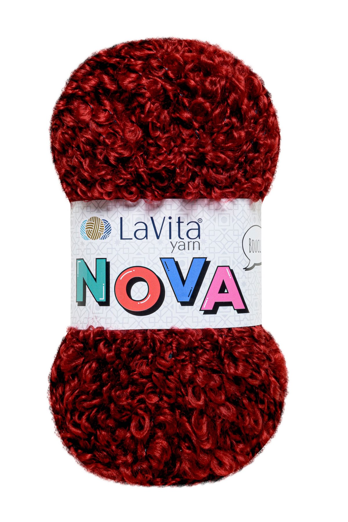 Nova El Örgü İpi %20 Polyester %80 Akrilik 100gr (LN3001 KOYU KIRMIZI)