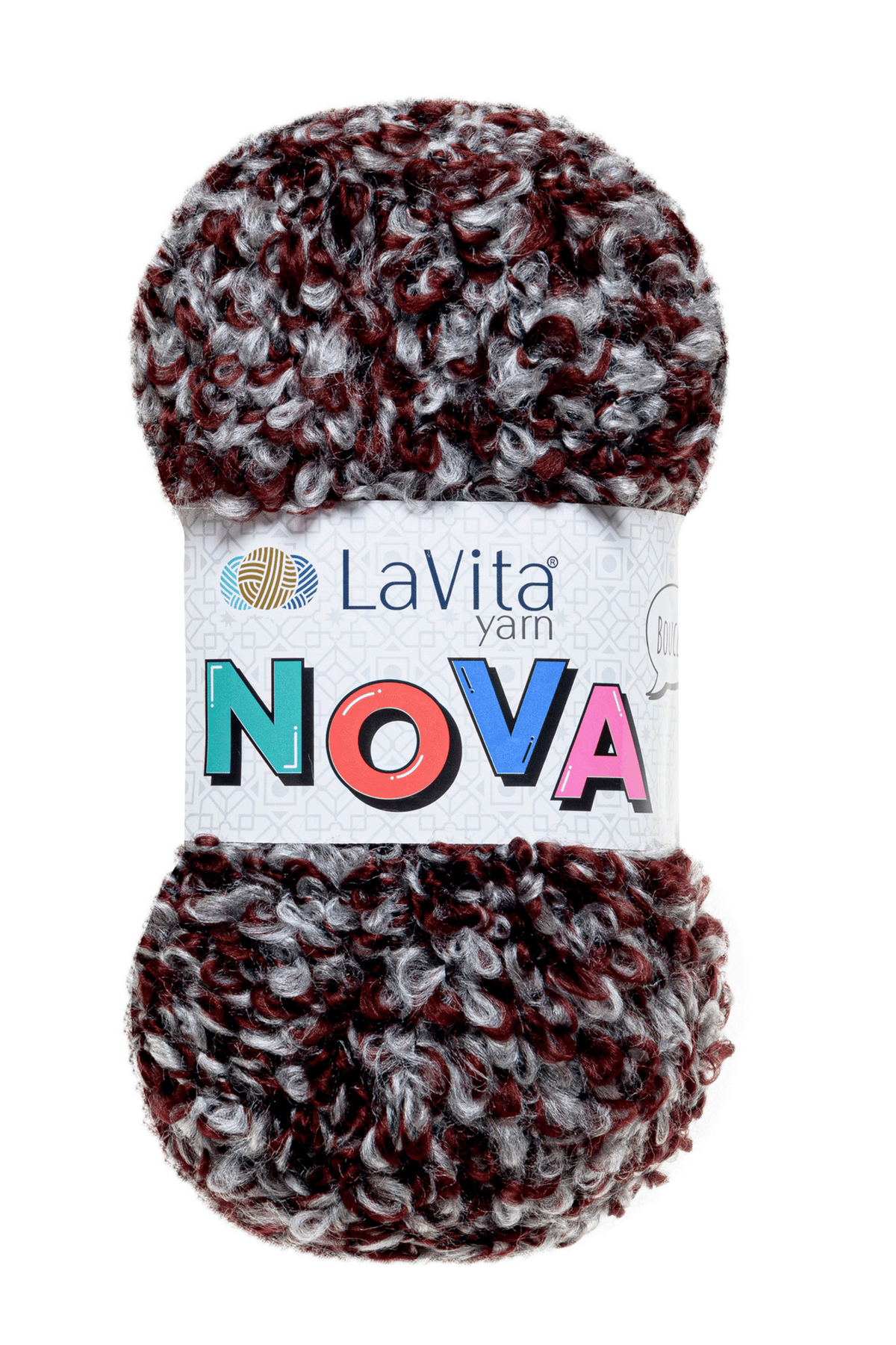 Nova El Örgü İpi %20 Polyester %80 Akrilik 100gr (LN1533 BORDO KÜL)