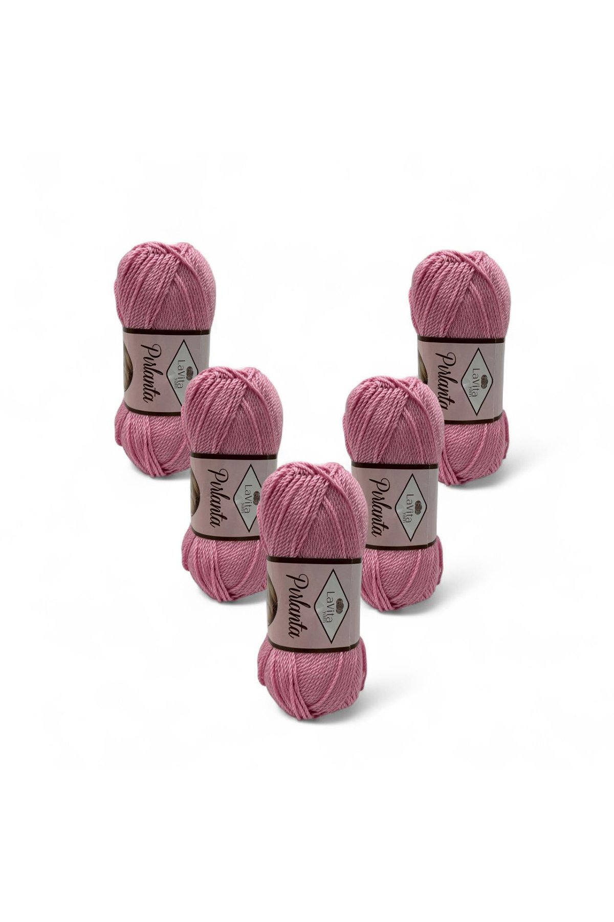 Pırlanta El Örgü İpi %100 Akrilik 500gr 5 ADET (2692 PEMBE)