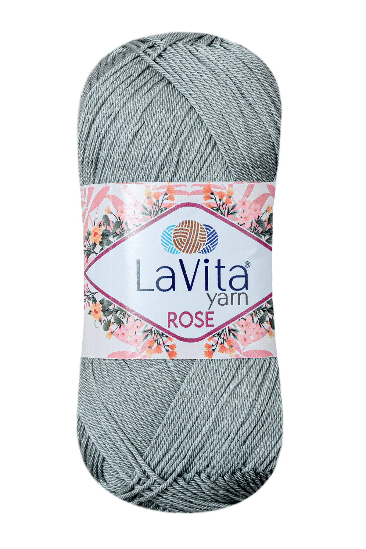 Rose El Örgü İpi %100 Akrilik 100gr (6016 ORTA GRİ)