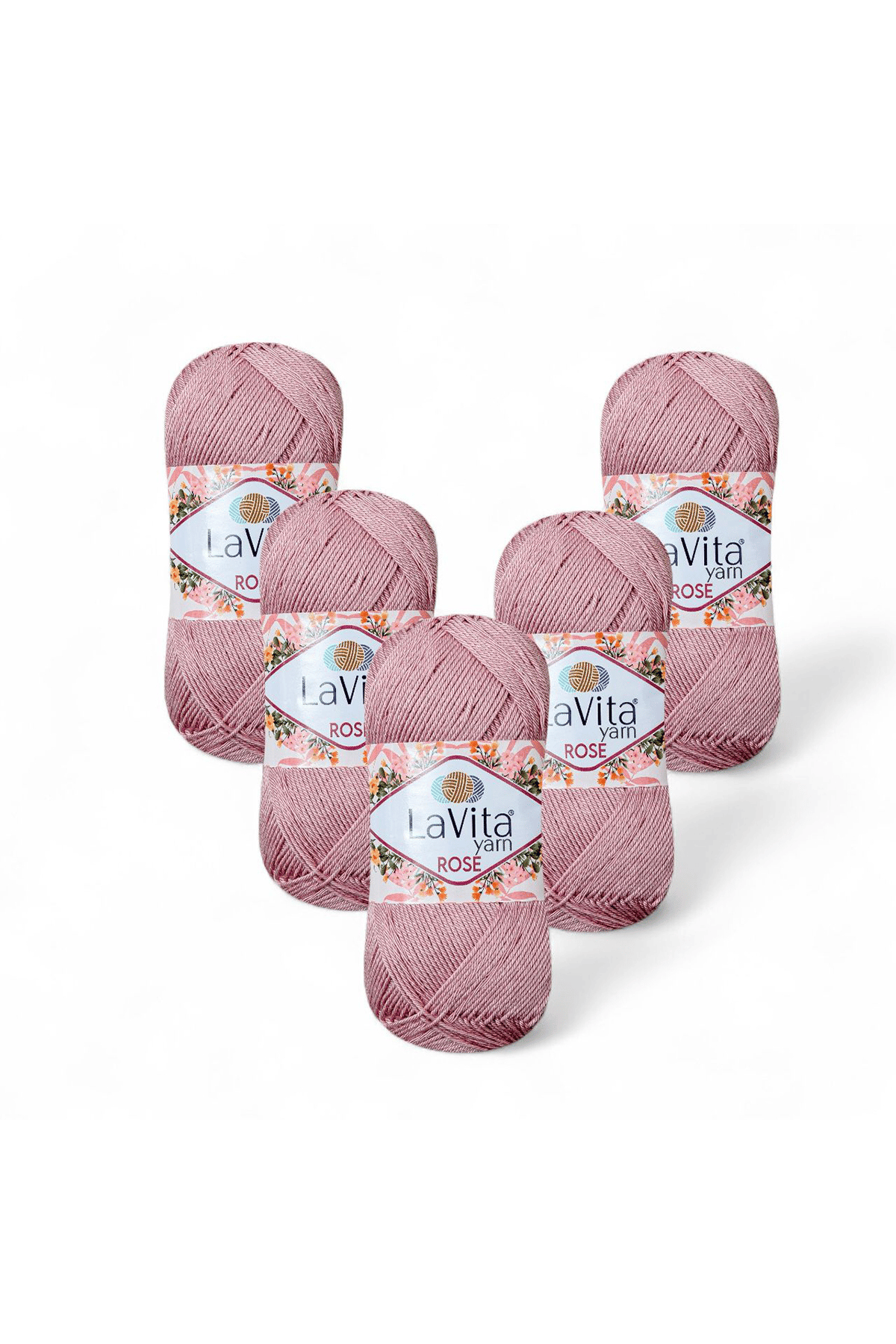 Rose El Örgü İpi %100 Akrilik 500gr 5 ADET (4134 PUDRA)