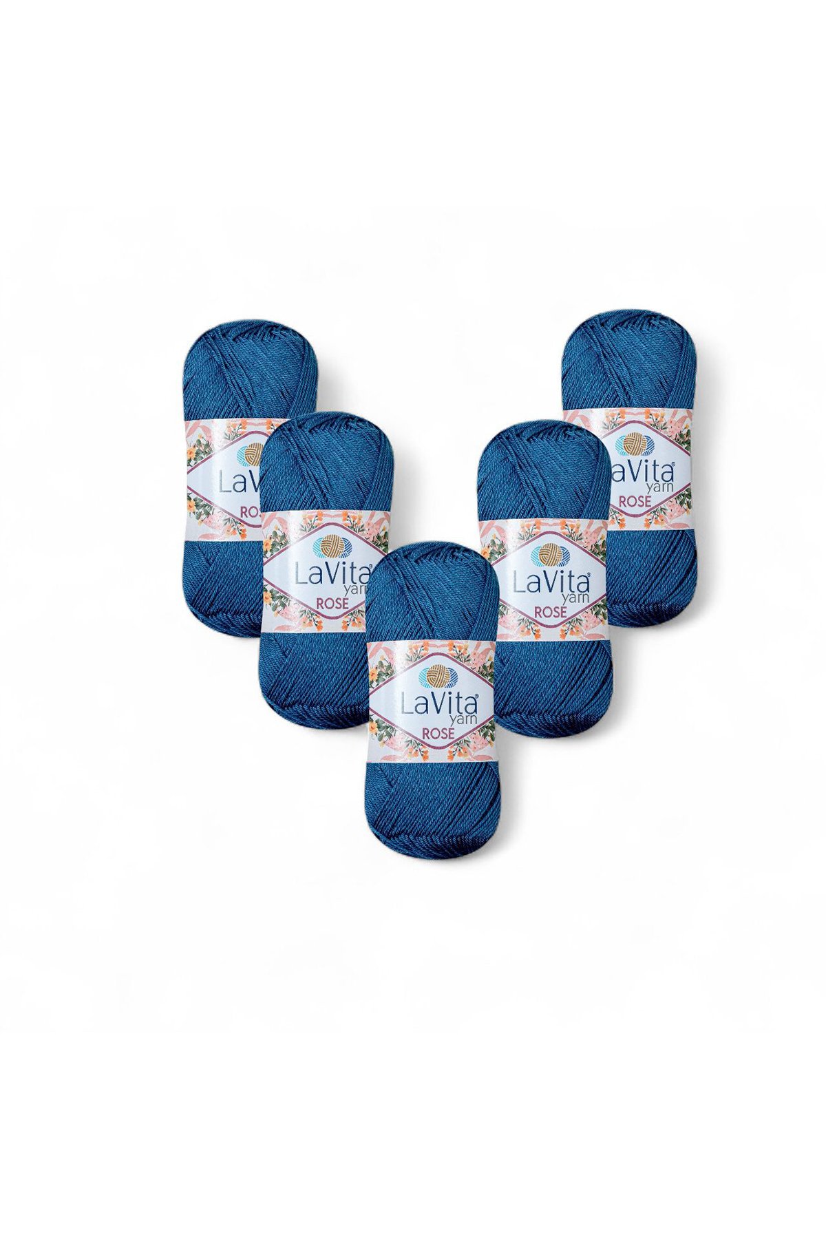 Rose El Örgü İpi %100 Akrilik 500gr 5 ADET (5213 İNDİGO)