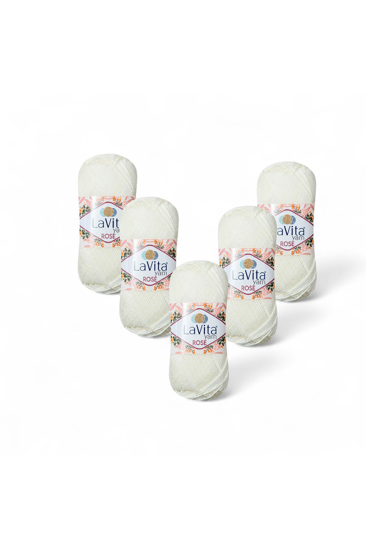 Rose El Örgü İpi %100 Akrilik 500gr 5 ADET (1046 KOYU KREM)