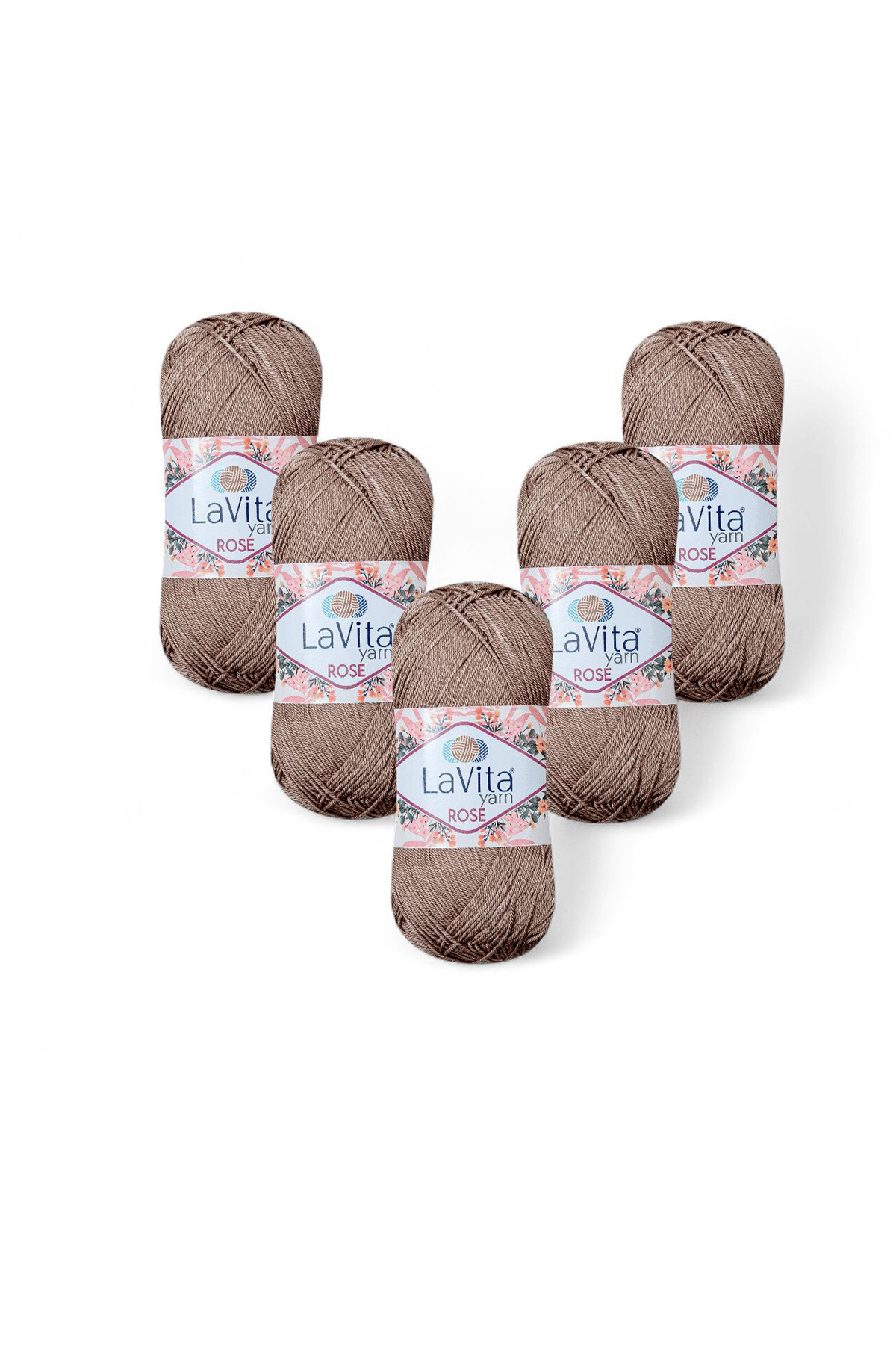 Rose El Örgü İpi %100 Akrilik 500gr 5 ADET (7121 TOPRAK)