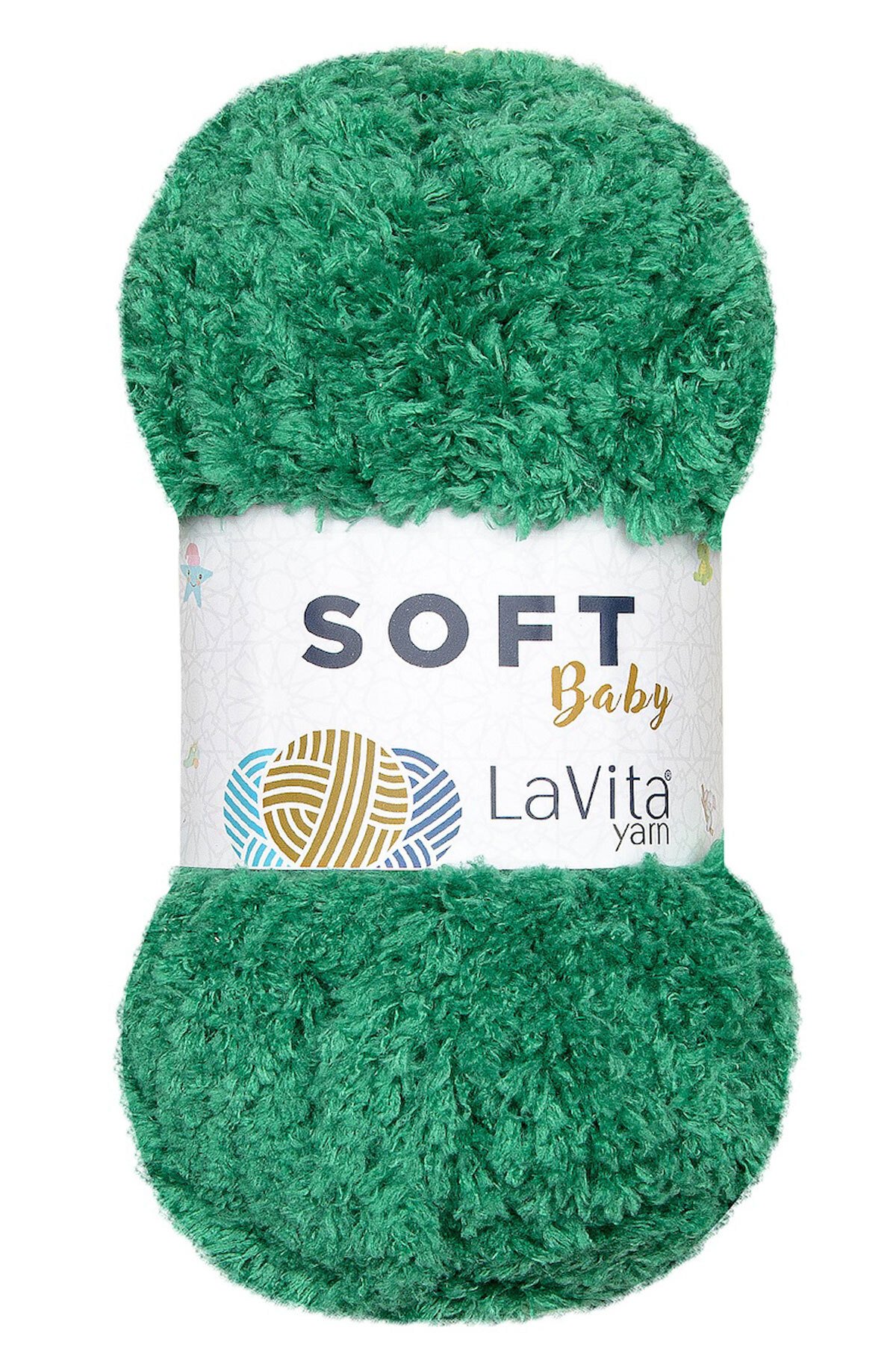 Soft El Örgü İpi %100 Soft Polyester 100gr (8122 BENETON YEŞİLİ)