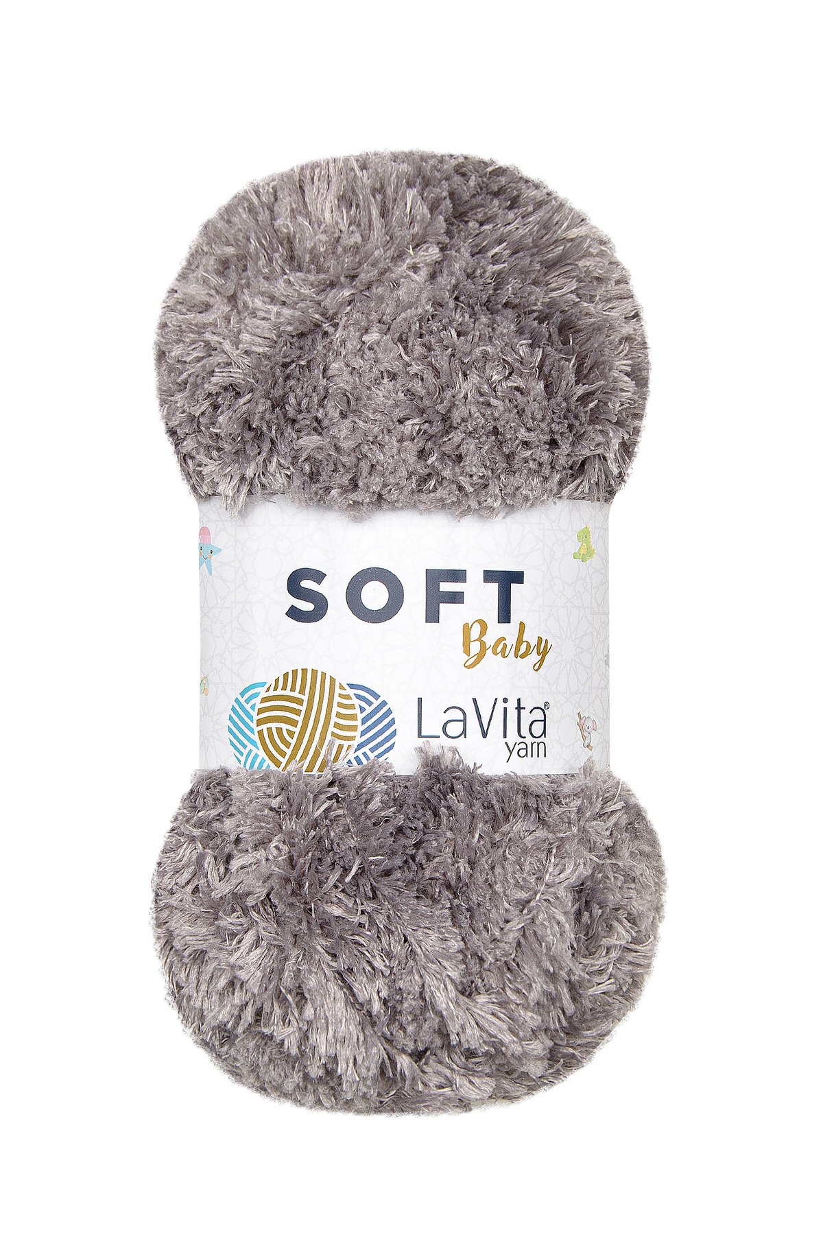 Soft El Örgü Ipi %100 Soft Polyester 100gr (6001 GRİ)