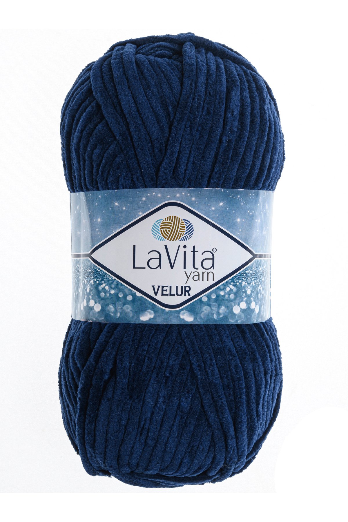 Velur Kadife El Örgü Ipi %100 Polyester 100gr (5301 LACİVERT)