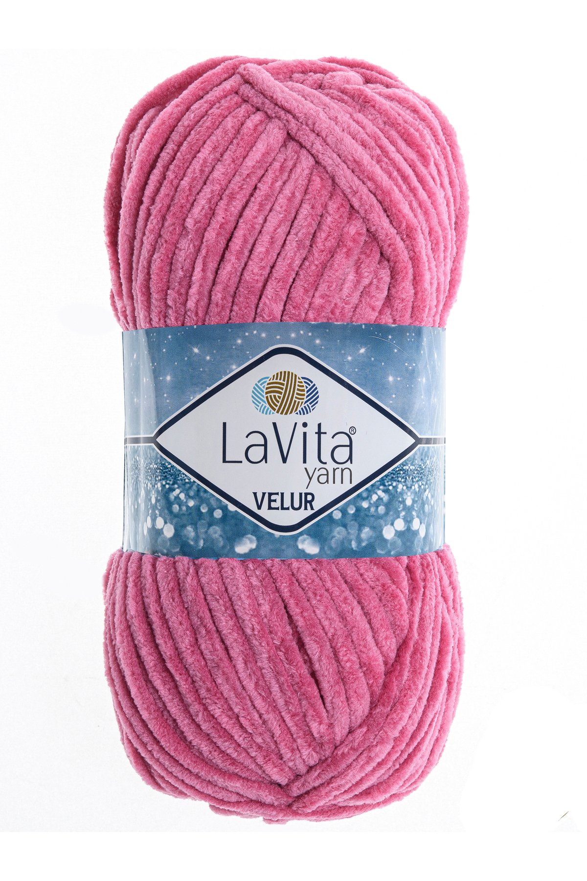 Velur Kadife El Örgü Ipi %100 Polyester 100gr (4121 GÜL KURUSU)