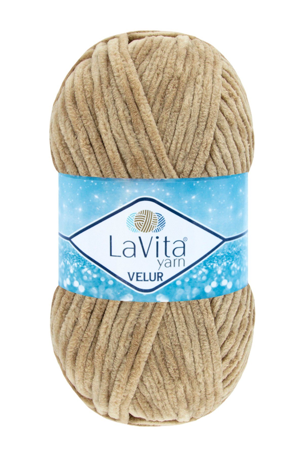 Velur Kadife El Örgü Ipi %100 Polyester 100gr (7119 SAND)