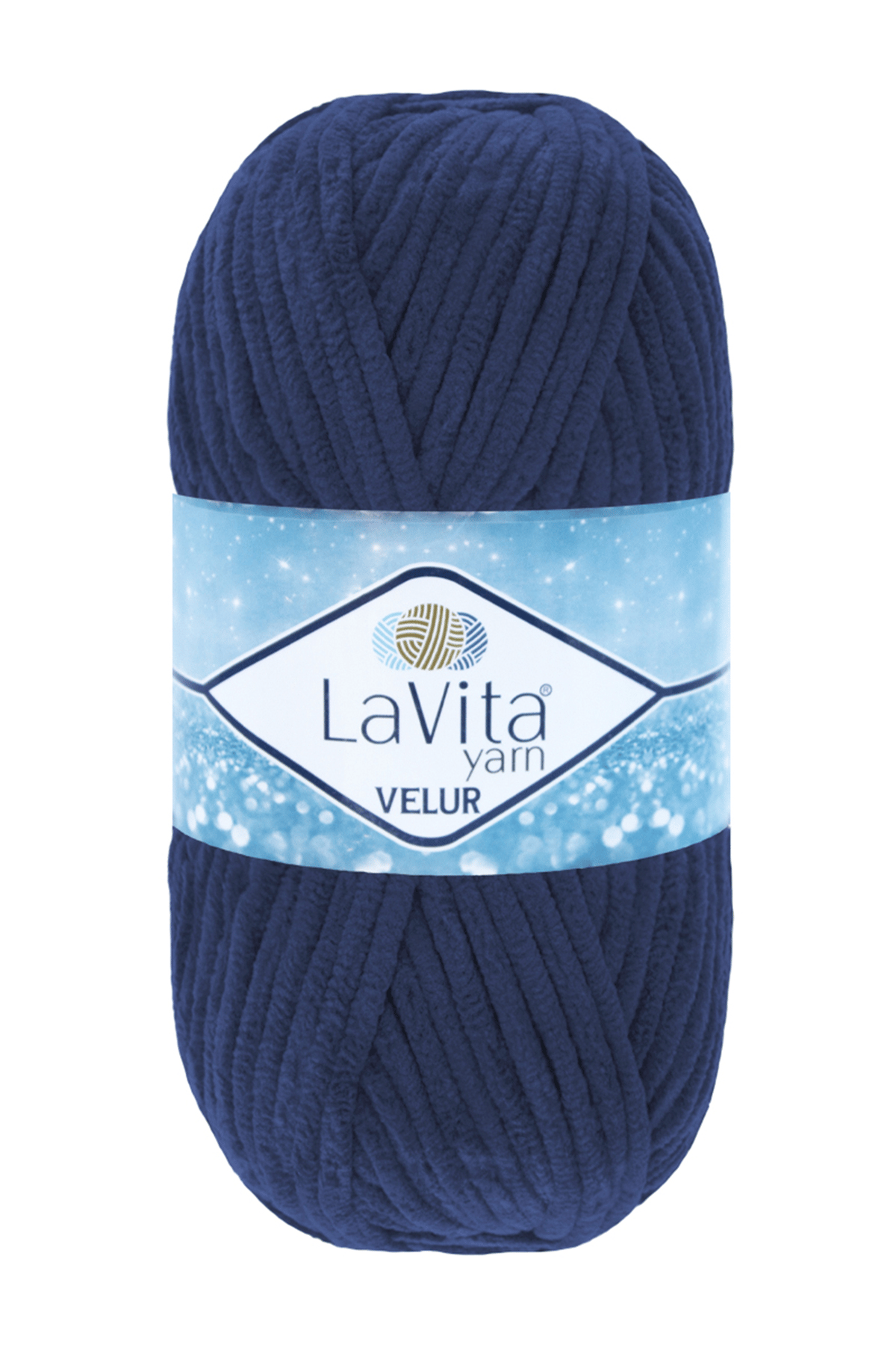 Velur Kadife El Örgü Ipi %100 Polyester 100gr (5054 KOYU MAVİ)