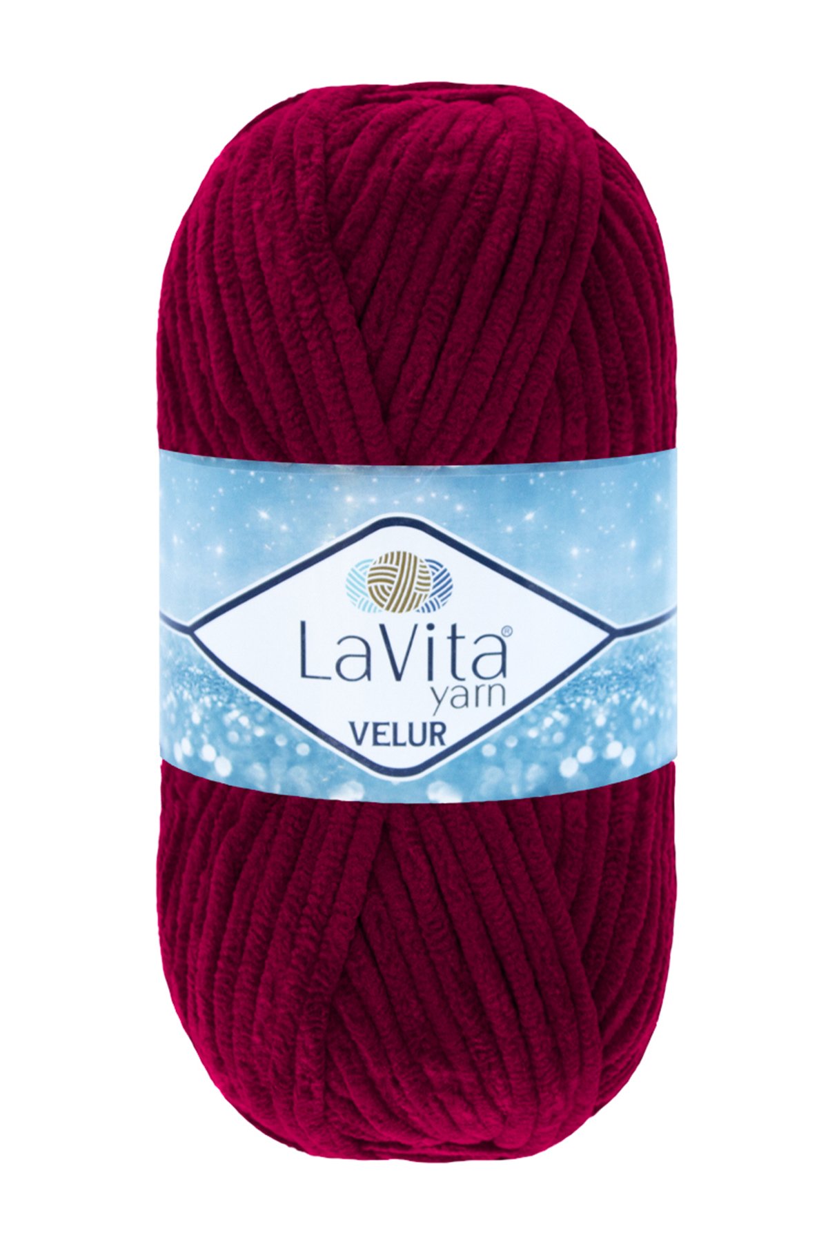 Velur Kadife El Örgü Ipi %100 Polyester 100gr (4149 VİŞNE)