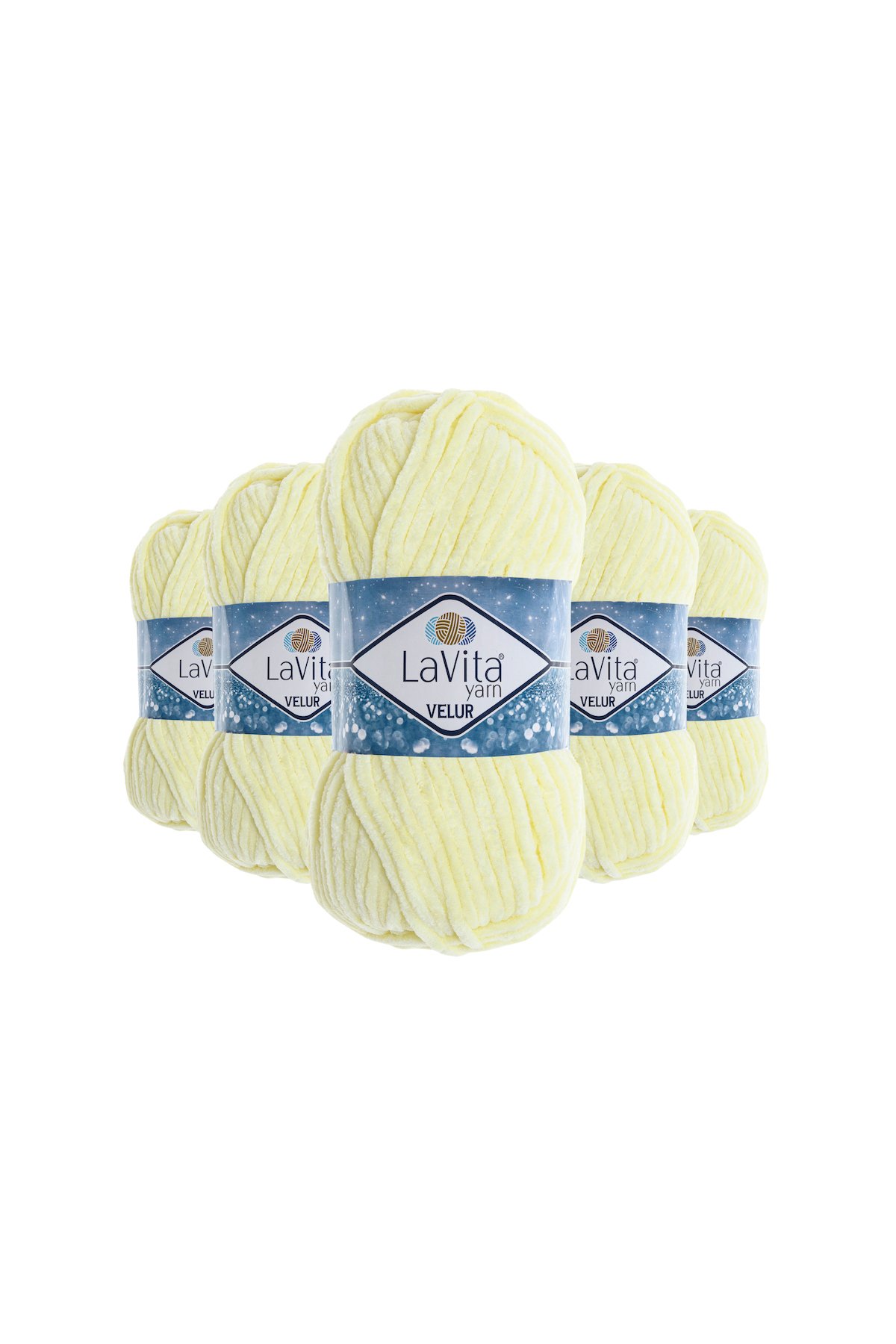 Velur Kadife El Örgü İpi %100 Polyester 500gr 5 ADET (1041 BUTTERFİL)