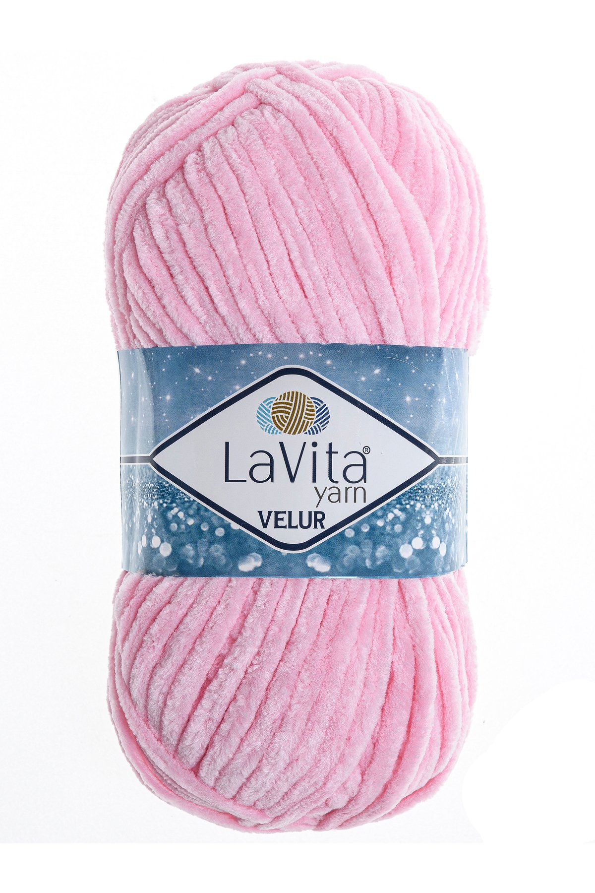 Velur Kadife El Örgü Ipi %100 Polyester 100gr (4007 BEBE PEMBE)