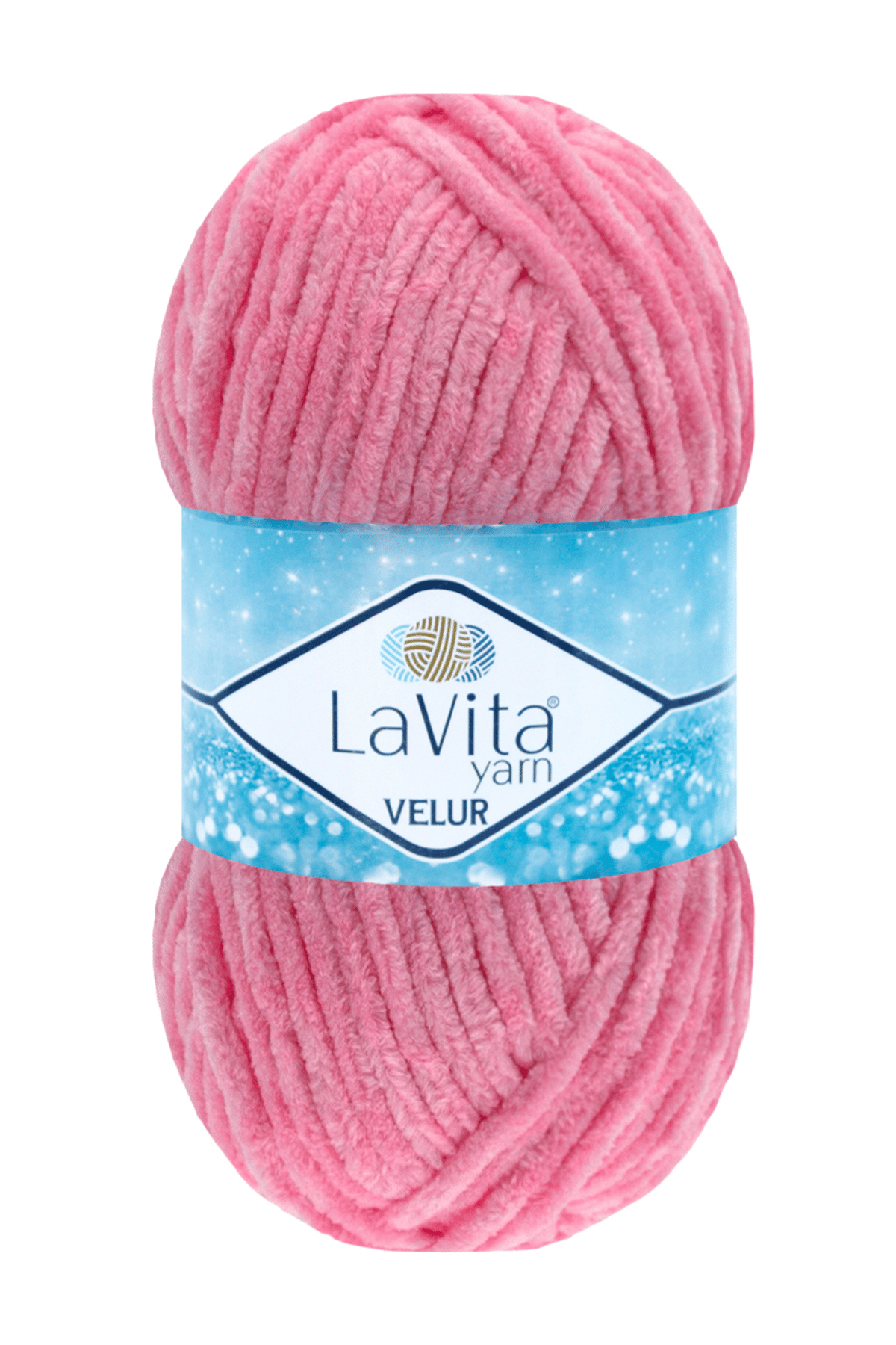 Velur Kadife El Örgü Ipi %100 Polyester 100gr (4017 ŞEKER PEMBE)