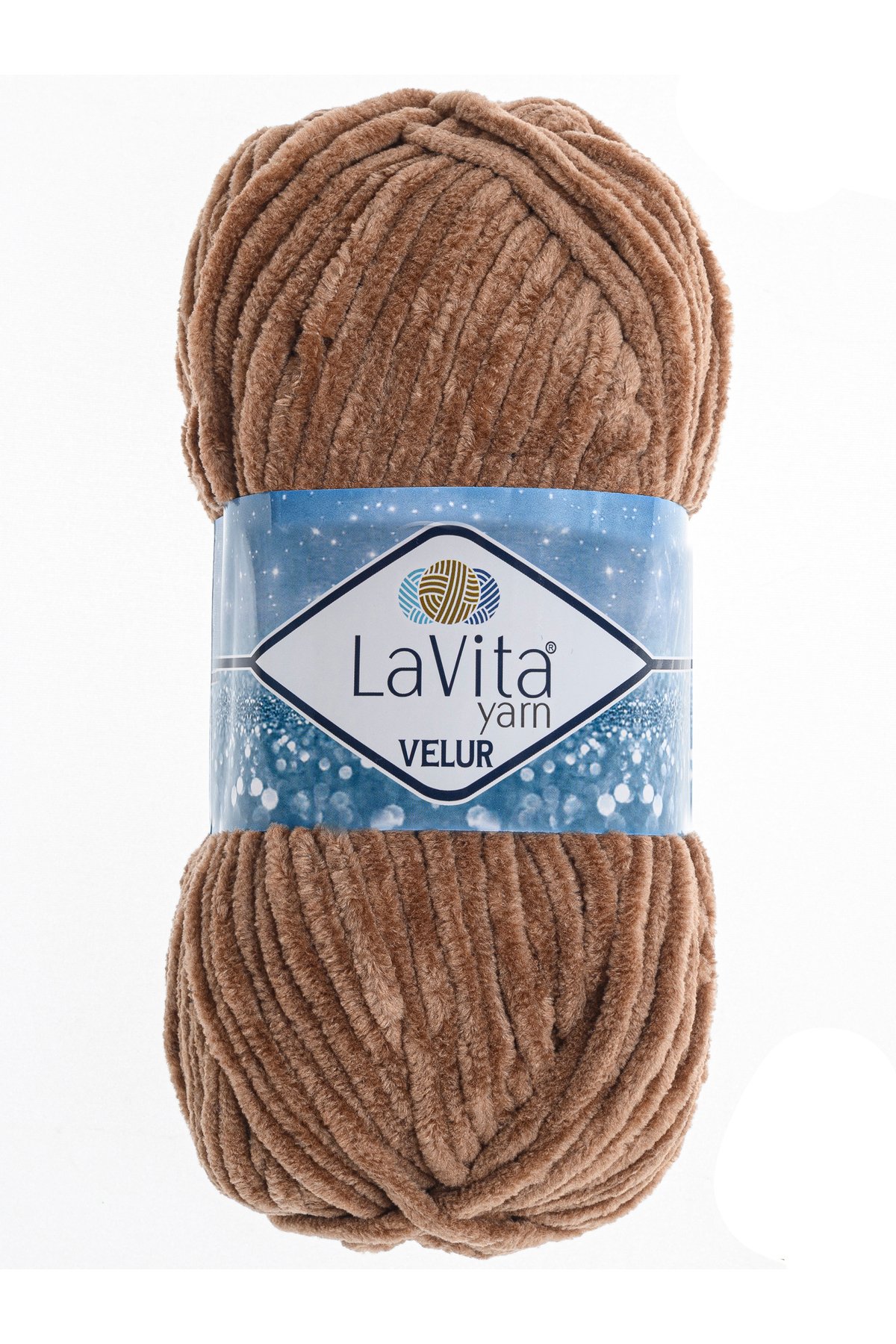Velur Kadife El Örgü Ipi %100 Polyester 100gr (1044 KREM)
