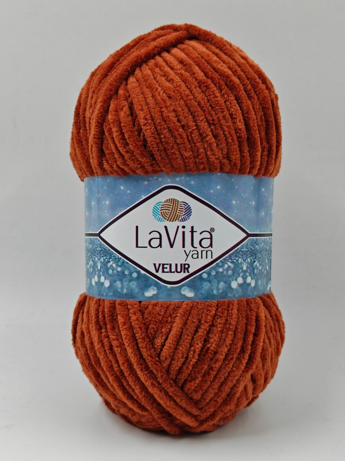 Velur Kadife El Örgü Ipi %100 Polyester 100gr (4135 FOX)