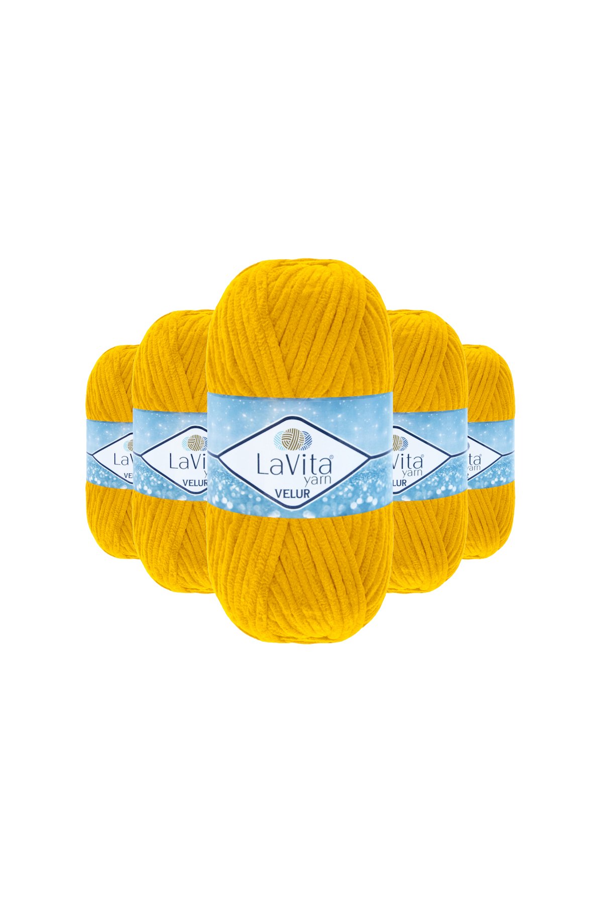 Velur Kadife El Örgü İpi %100 Polyester 500gr 5 ADET (3012 KAYISI)
