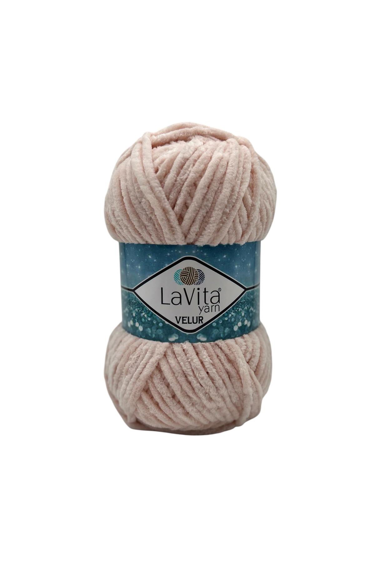 Velur Kadife El Örgü Ipi %100 Polyester 100gr (4141 A.PUDRA)