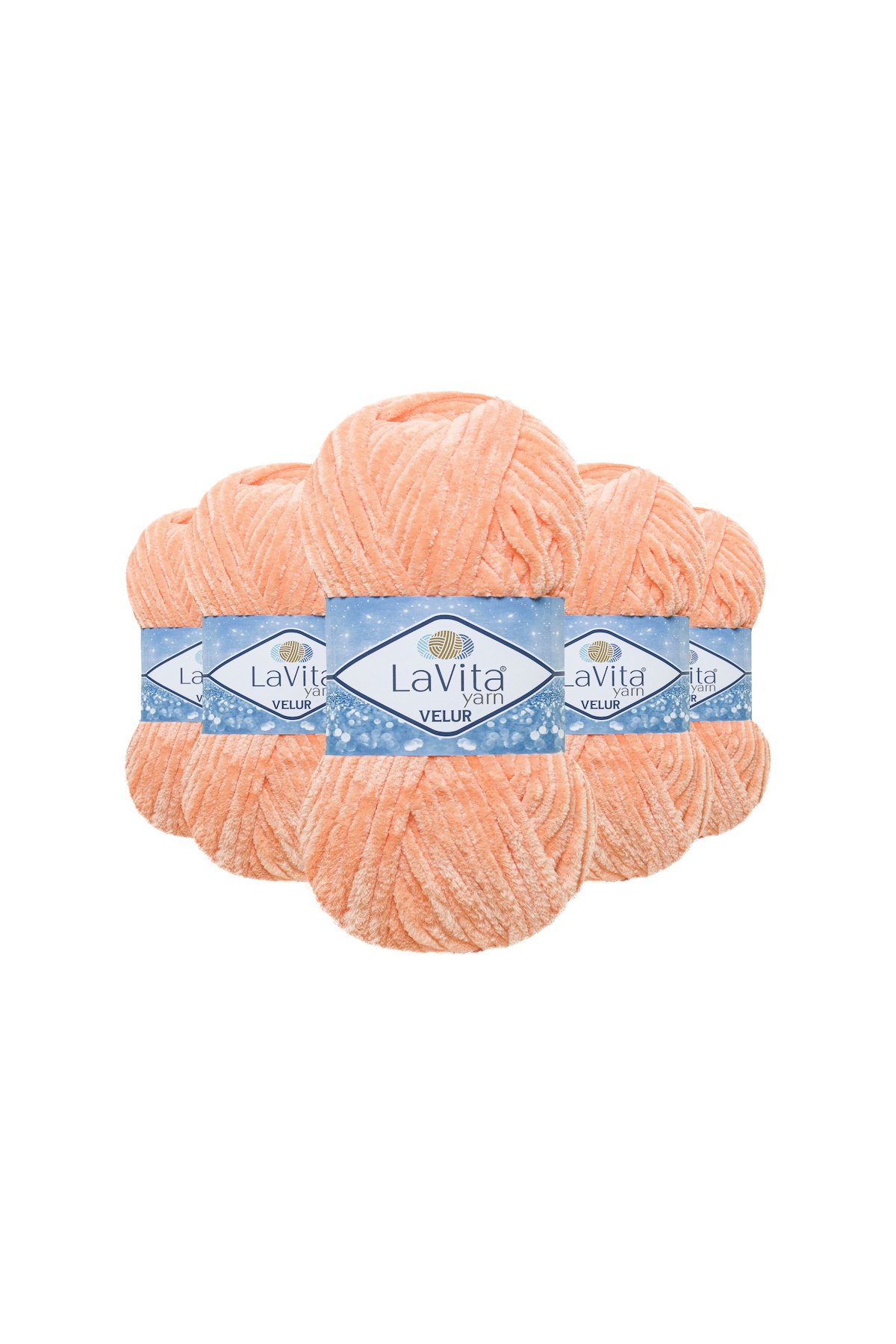 Velur Kadife El Örgü İpi %100 Polyester 500gr 5 ADET (4157 SOMON)