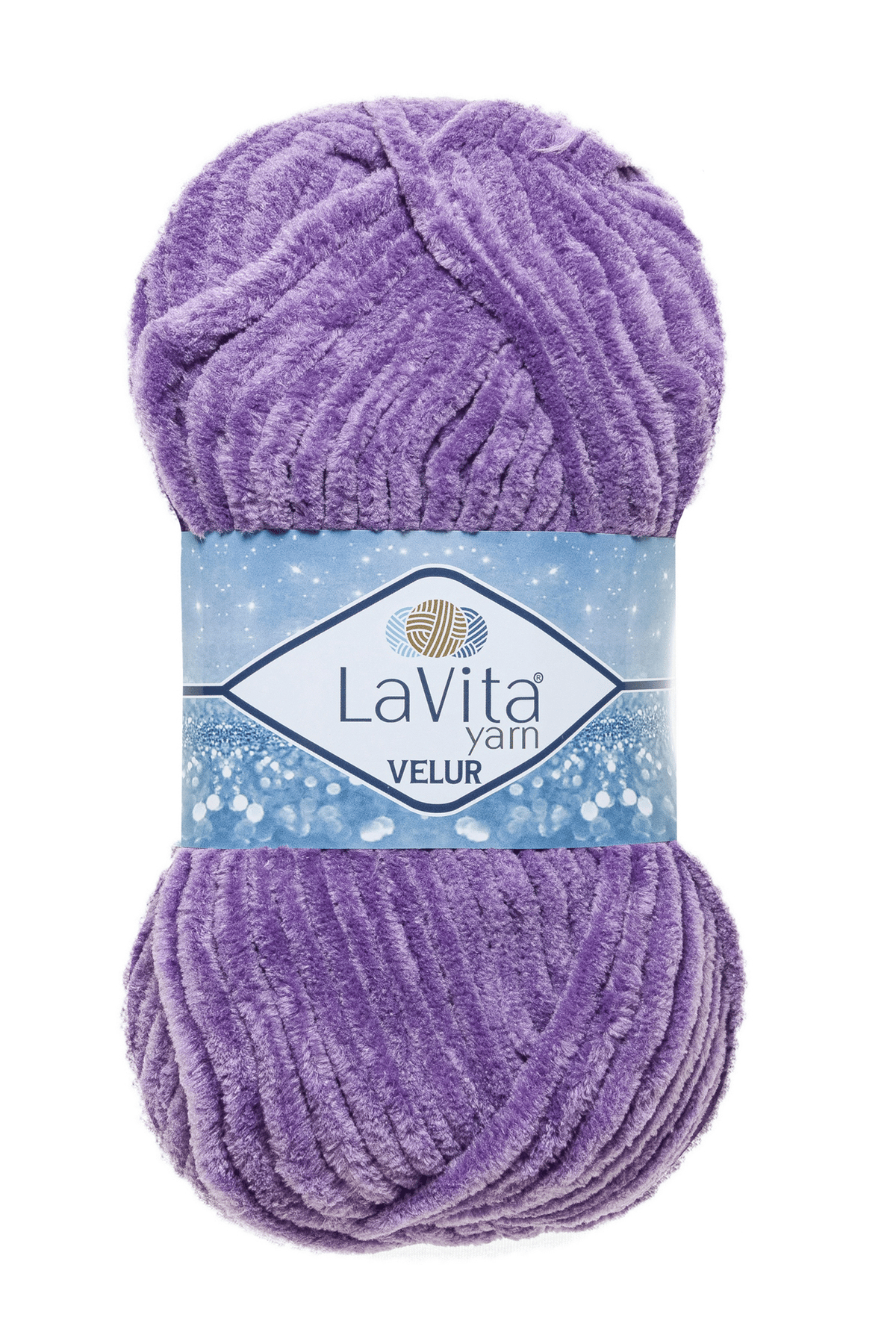 Velur Kadife El Örgü Ipi %100 Polyester 100gr (4034 AÇIK MOR)